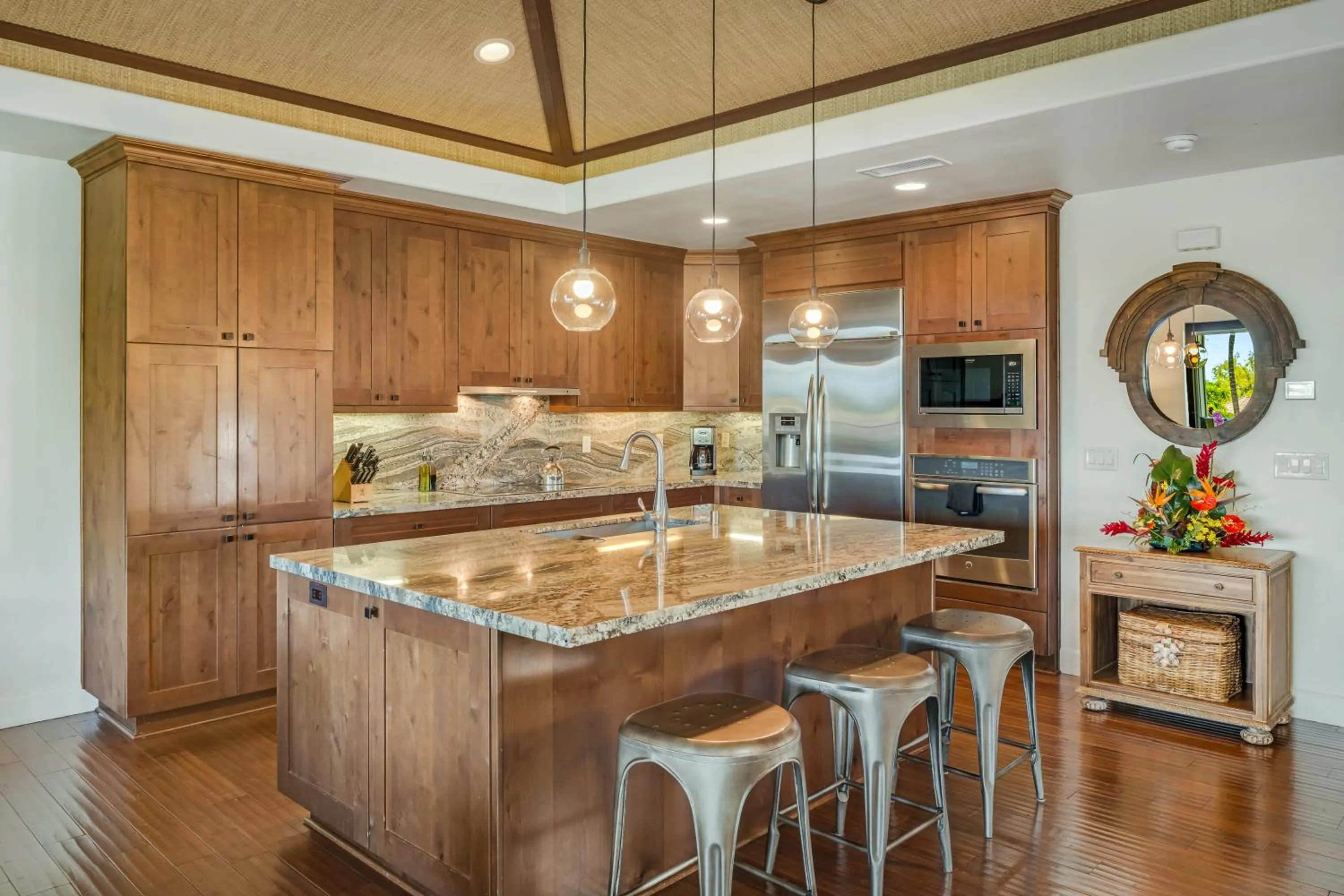 kitchen in Mauna Lani Luxury Vacation Villas - CoralTree Residence Collection