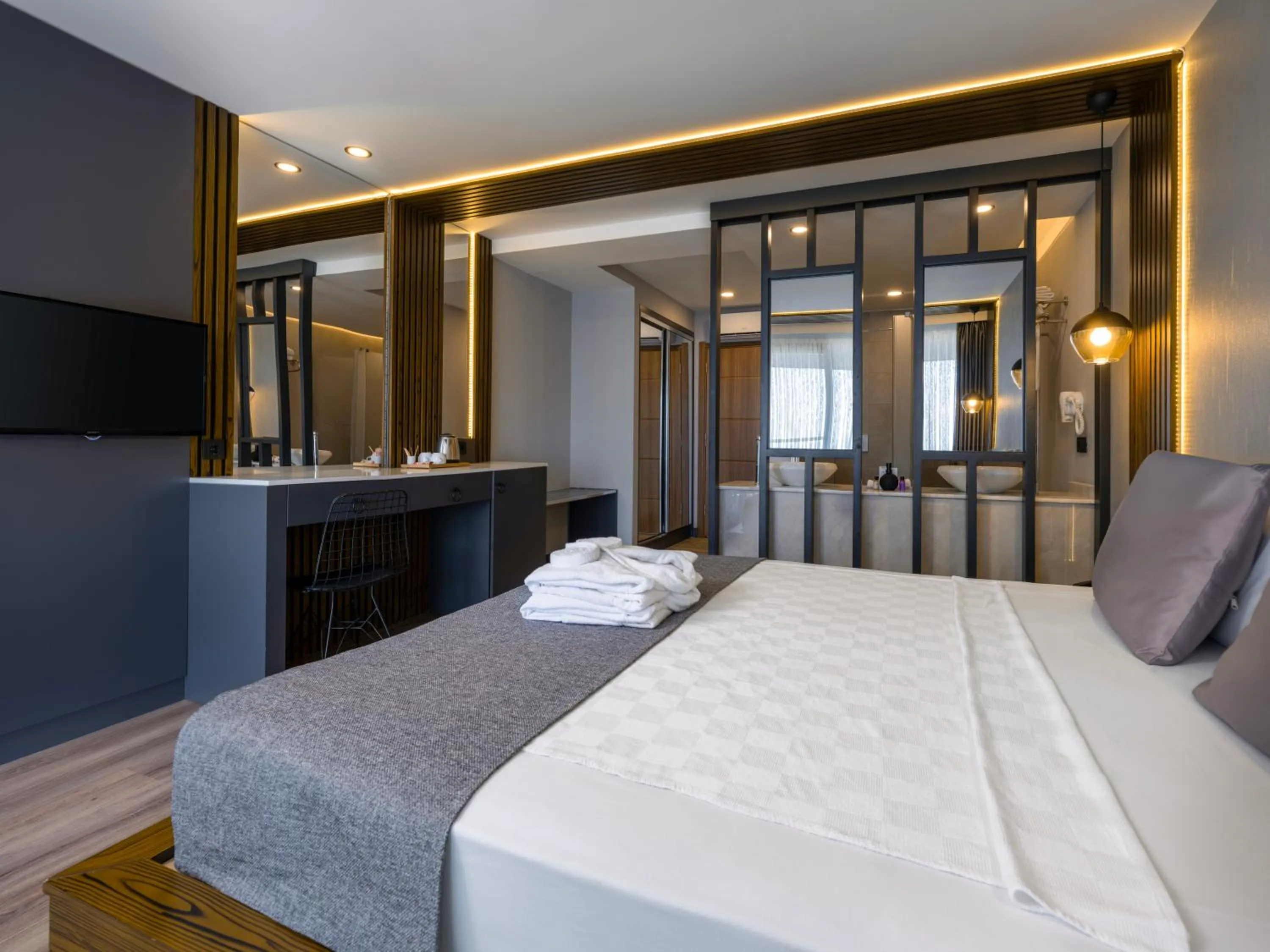 Toilet, Bed in Adora Calma Beach Hotel Adults Only