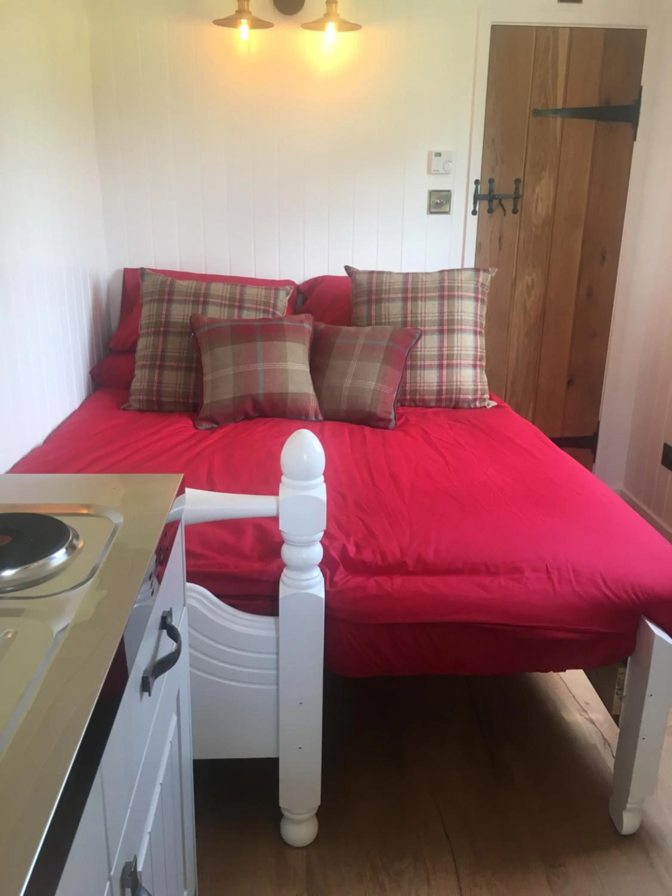 Bed in Orme View Lodges