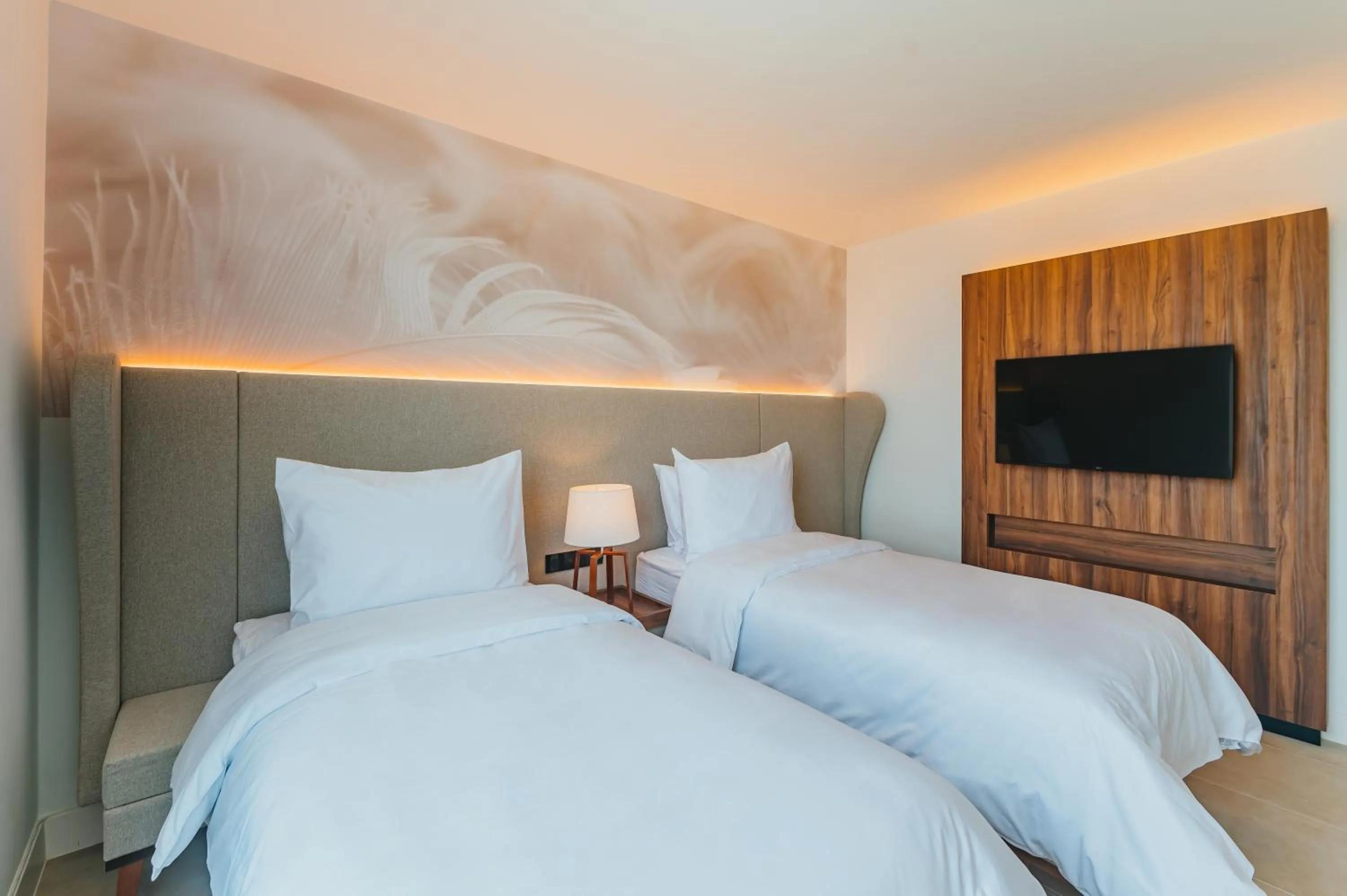 Bed in Radisson Blu Aruba