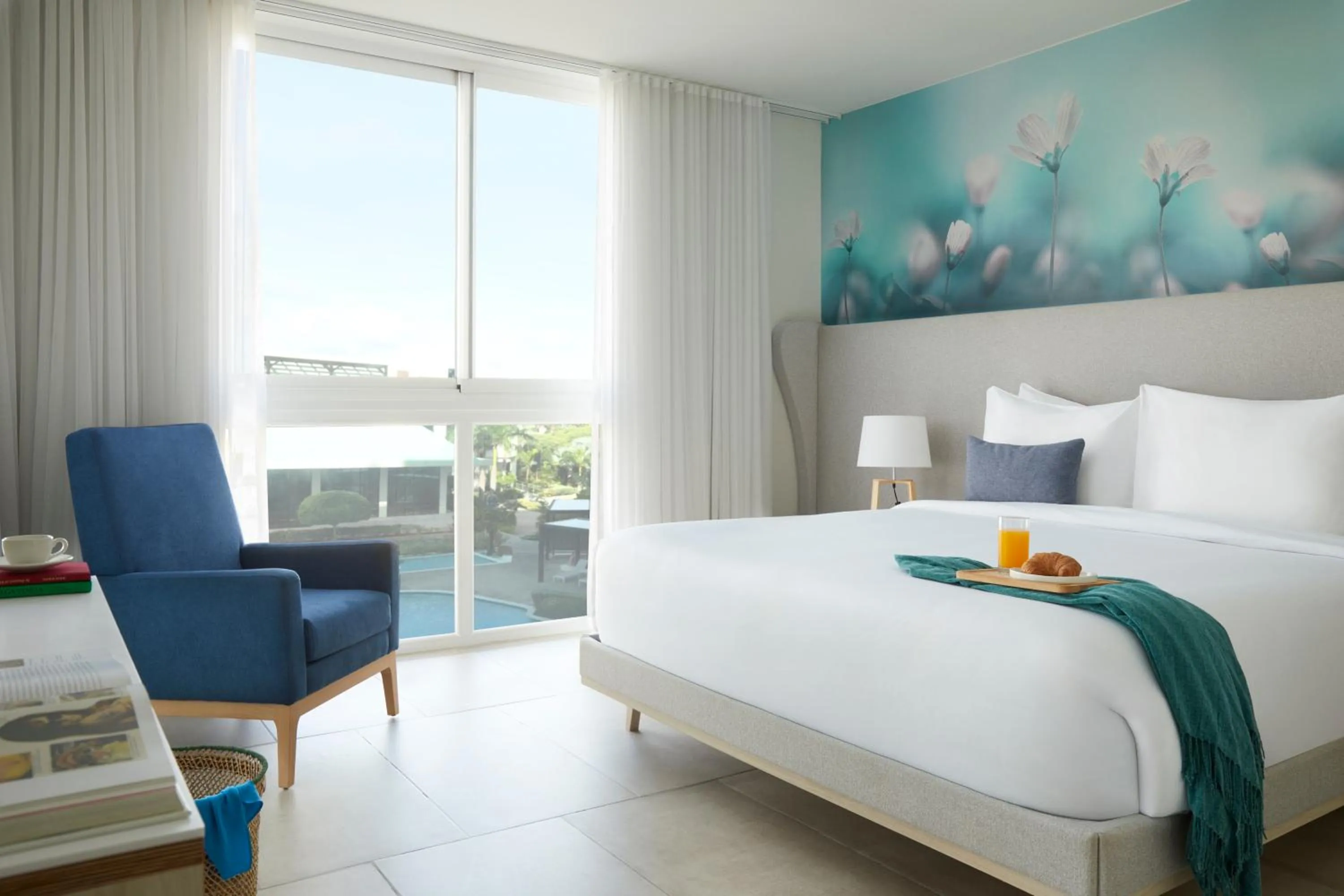 Bed in Radisson Blu Aruba