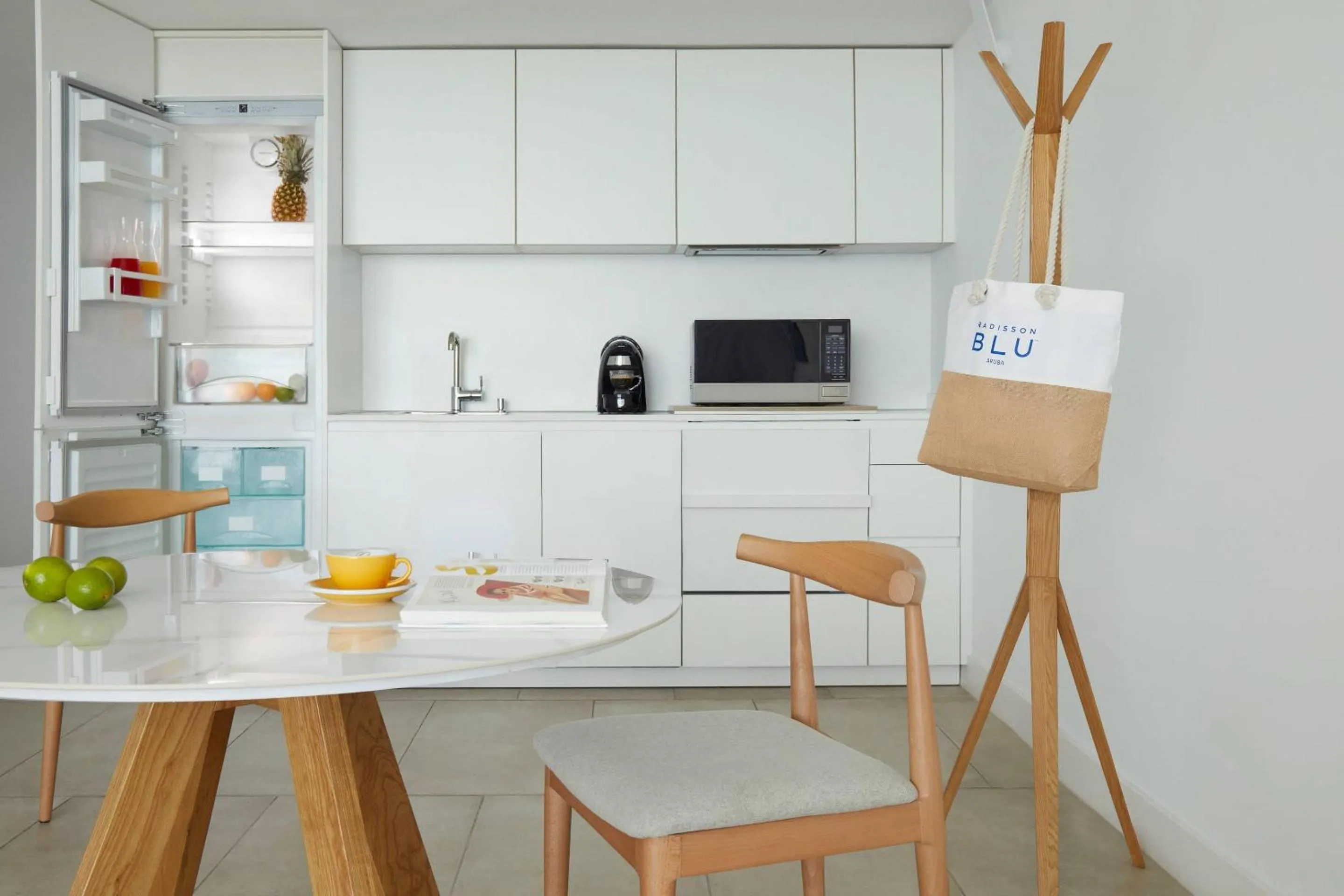 kitchen in Radisson Blu Aruba