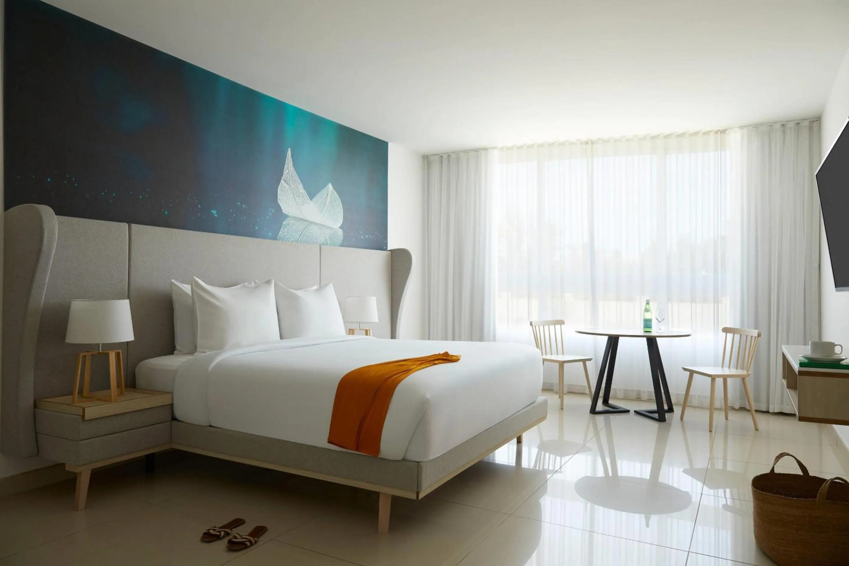 Bed in Radisson Blu Aruba