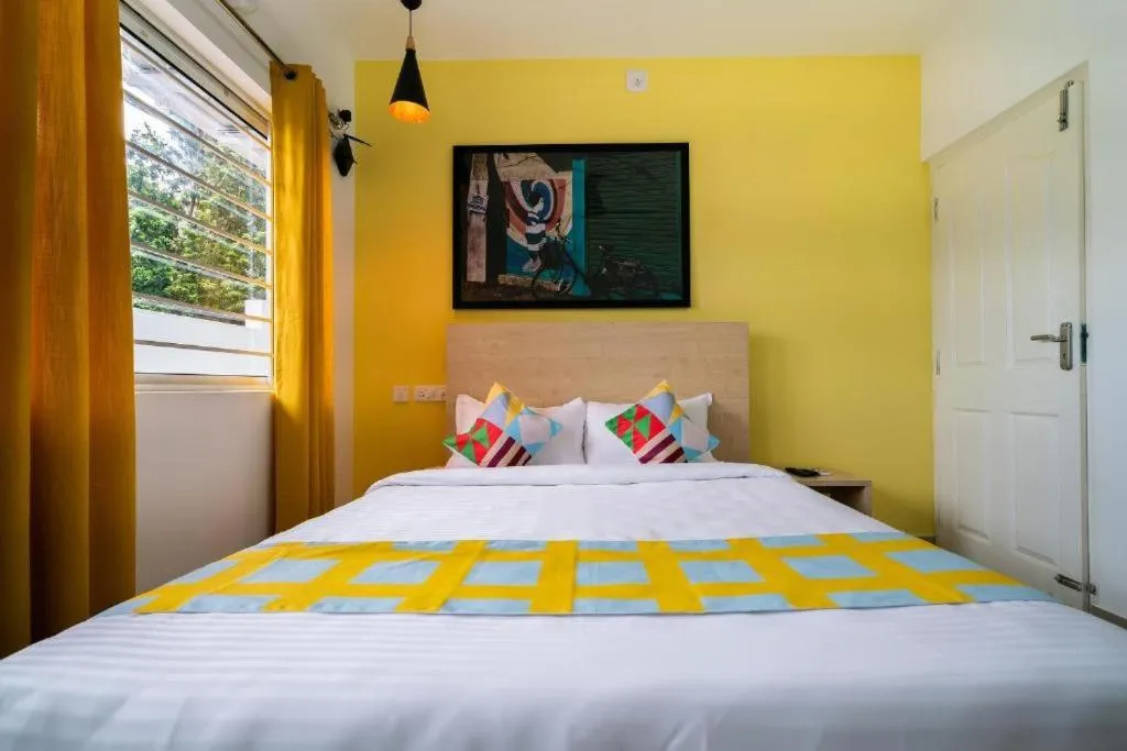 Bed in Flamingo Suites