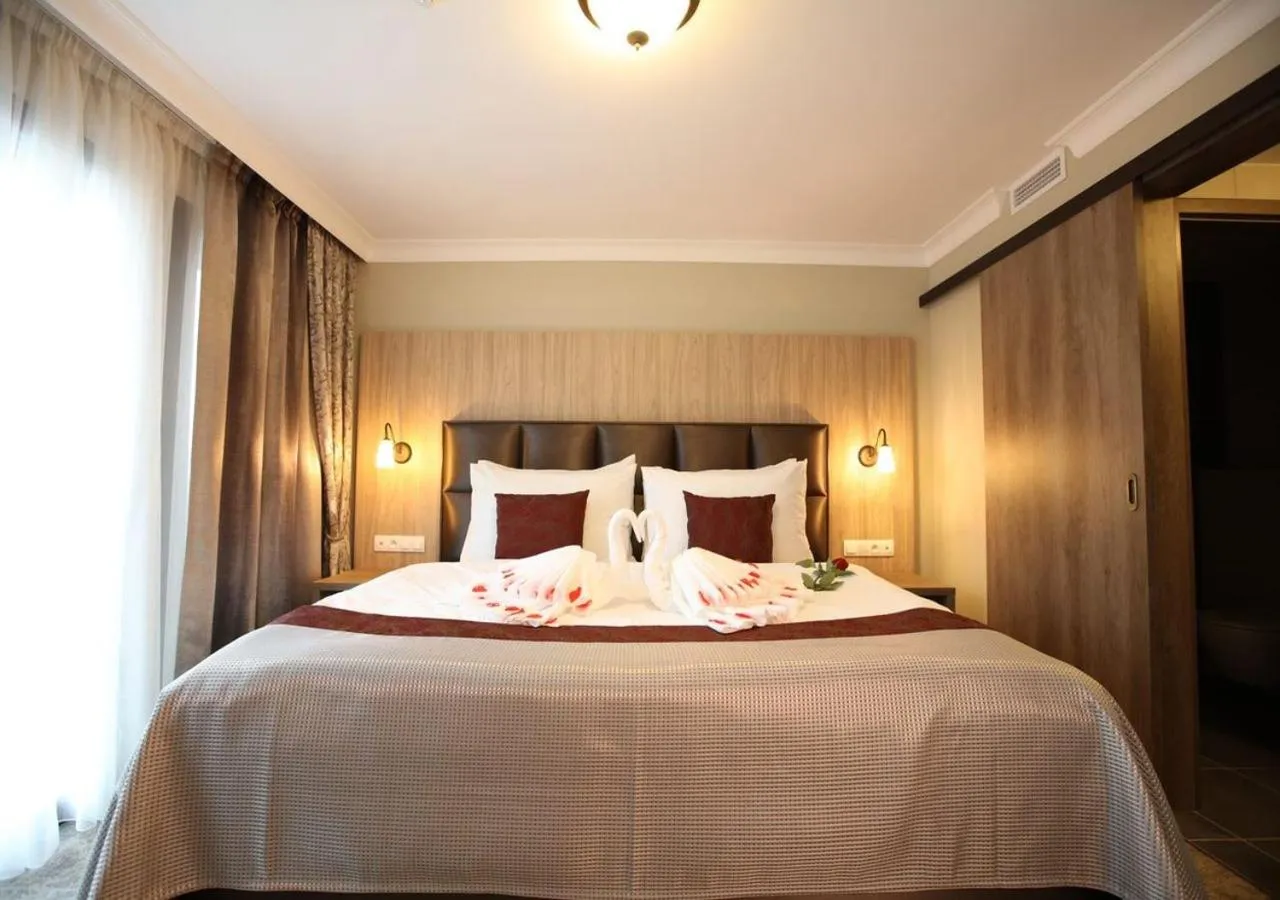 Bed in EFI SPA Hotel Superior & Pivovar