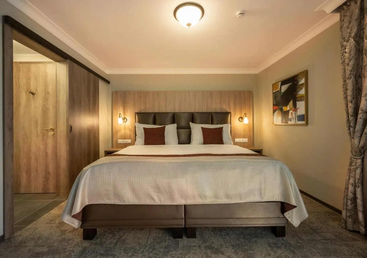 Bed in EFI SPA Hotel Superior & Pivovar