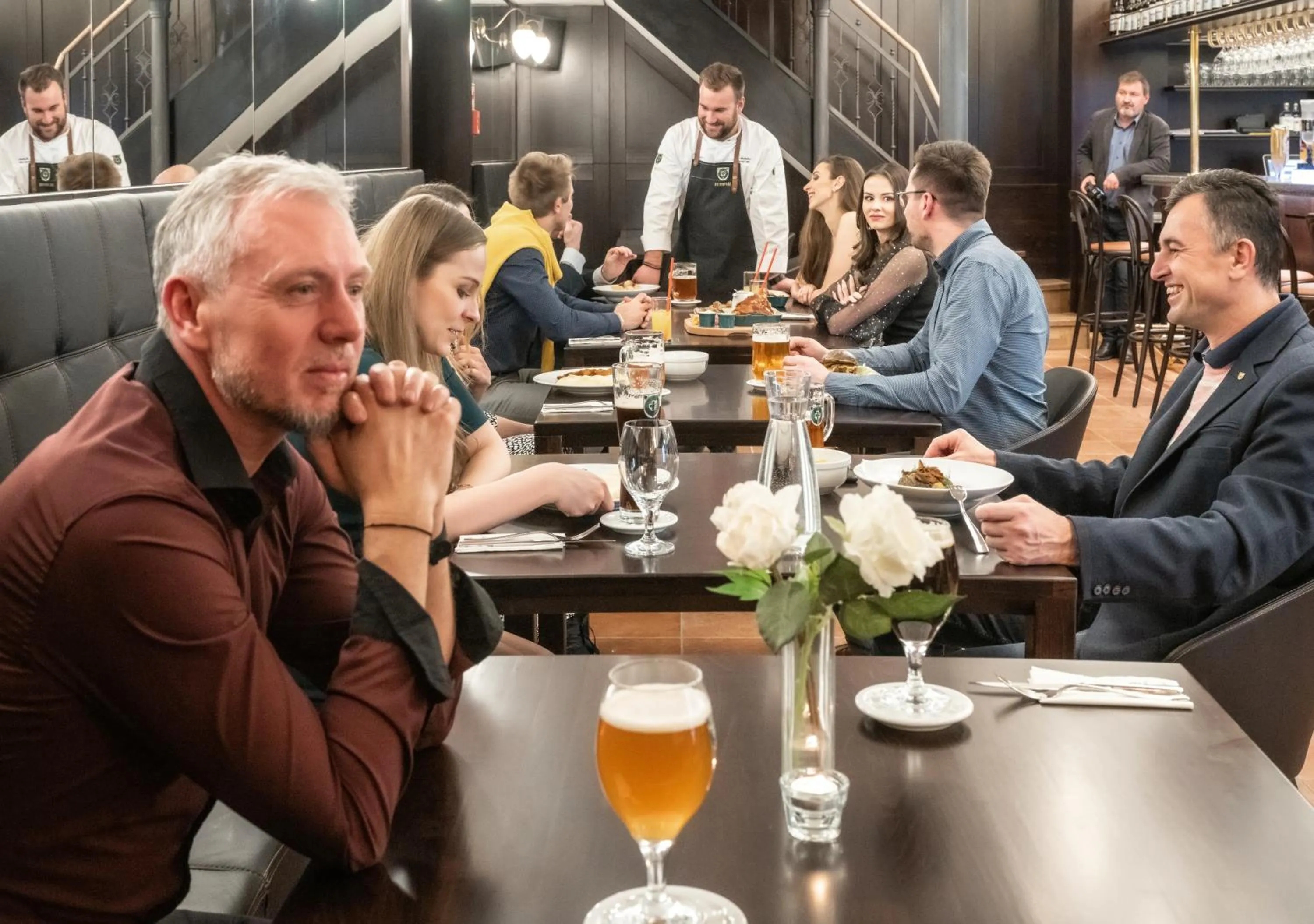 Staff in EFI SPA Hotel Superior & Pivovar