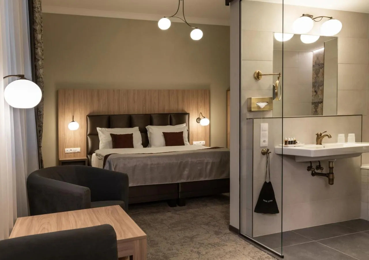 Bed in EFI SPA Hotel Superior & Pivovar