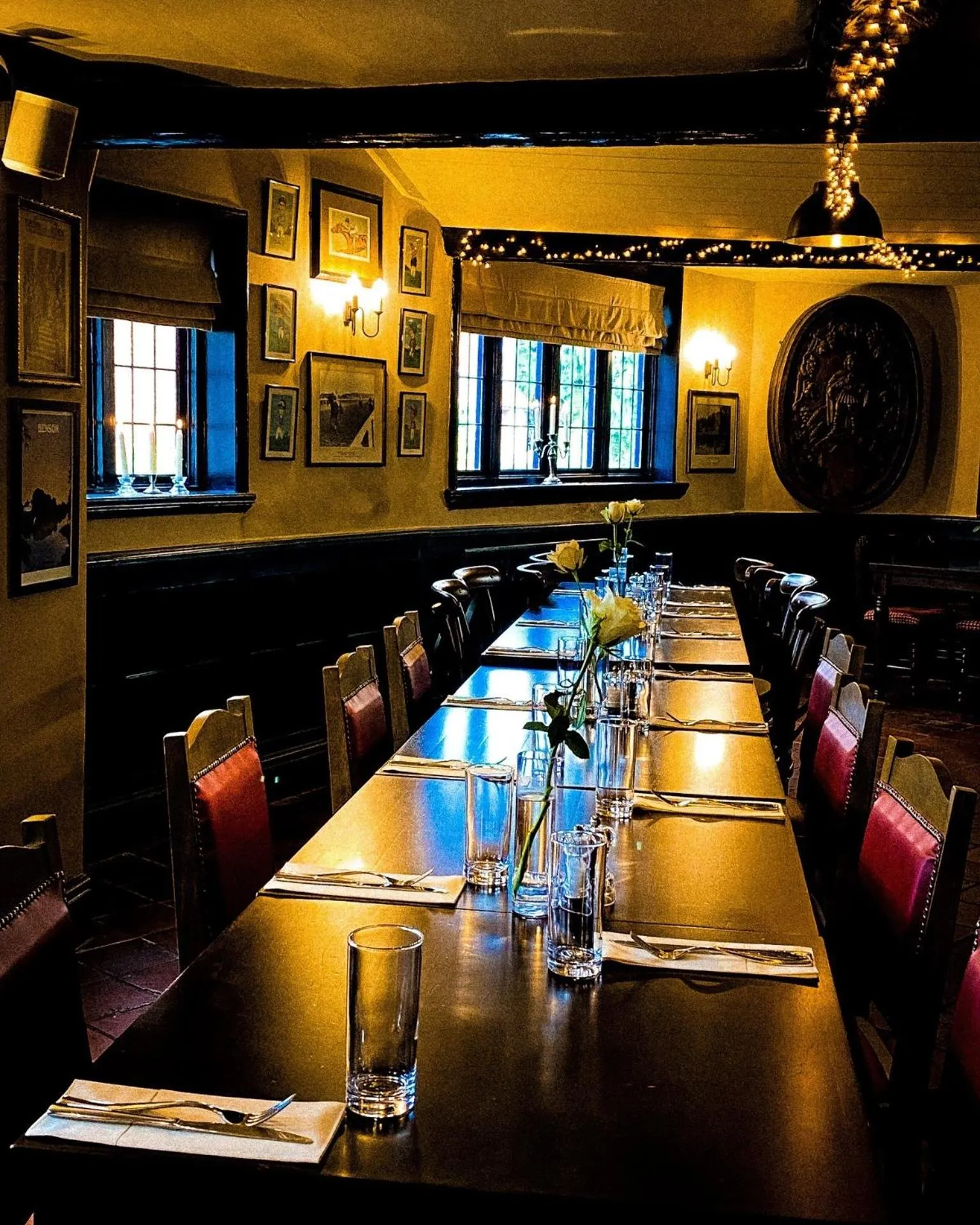 Dining area in The Crown Inn at Benson