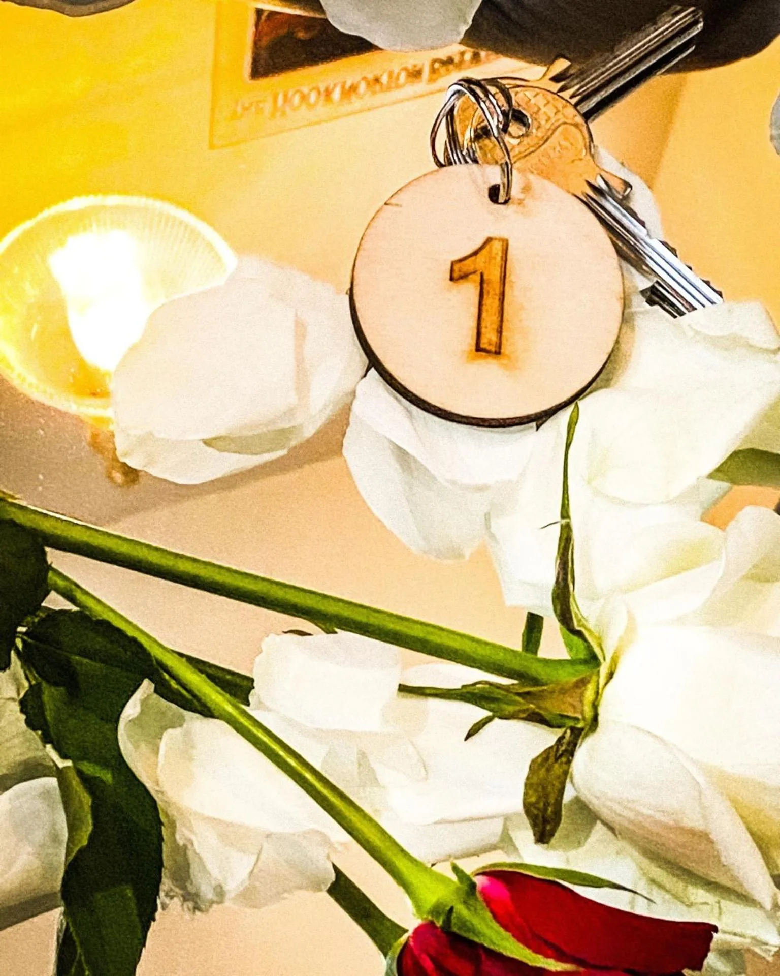 Bedroom in The Crown Inn at Benson