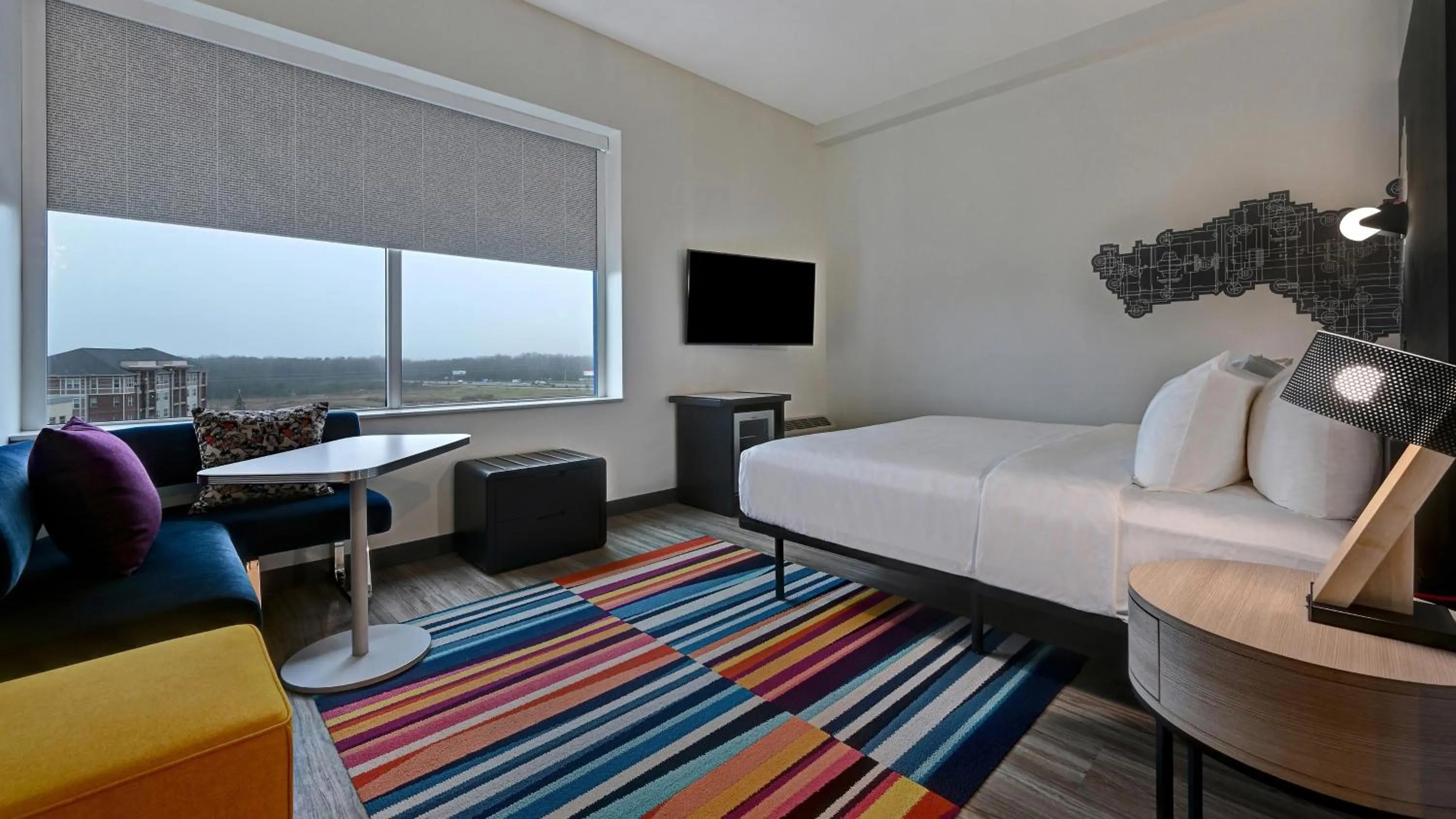 Bedroom, Bed in Aloft Mooresville