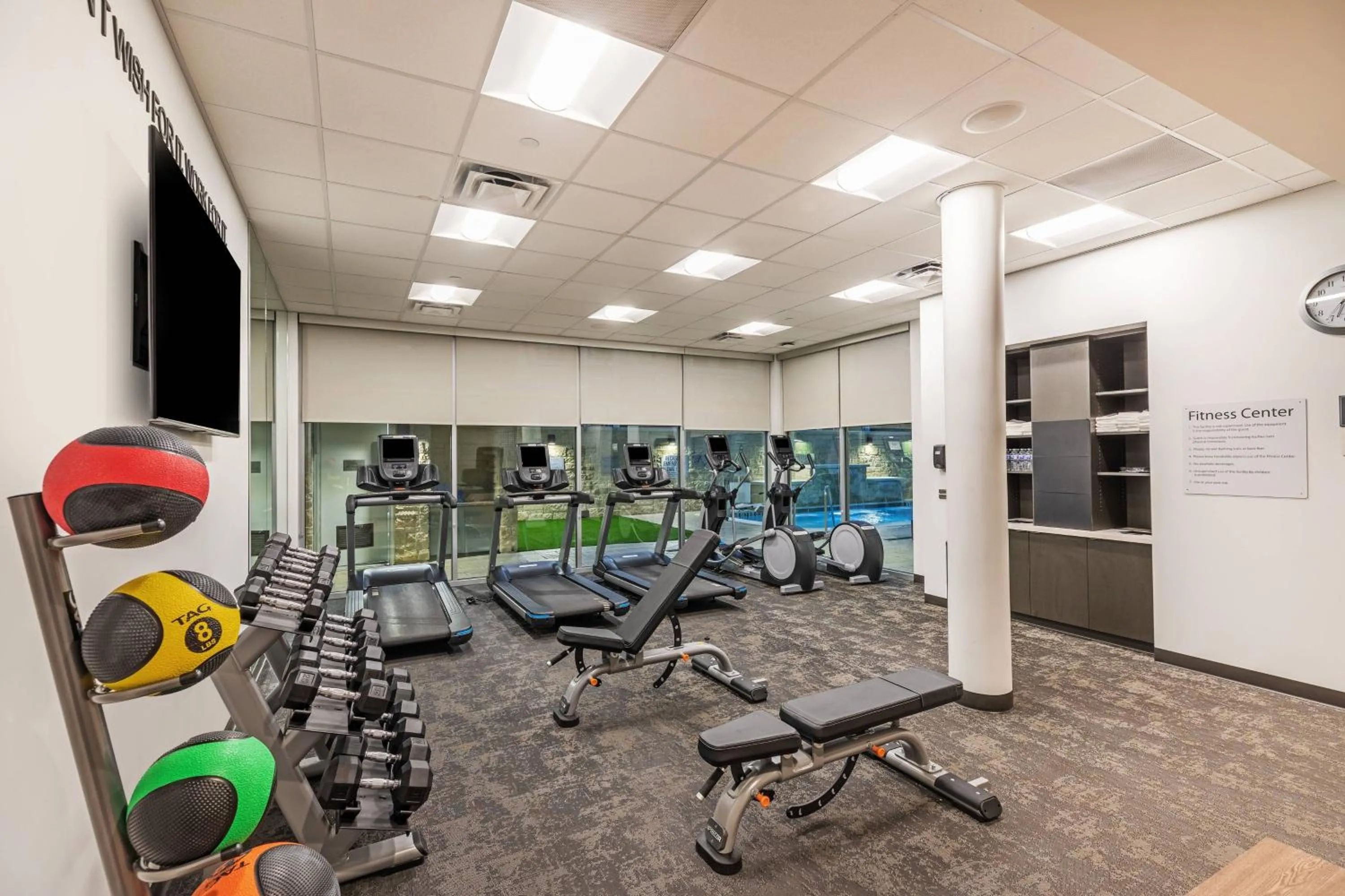 Fitness centre/facilities in Fairfield Inn & Suites Houston Memorial City Area