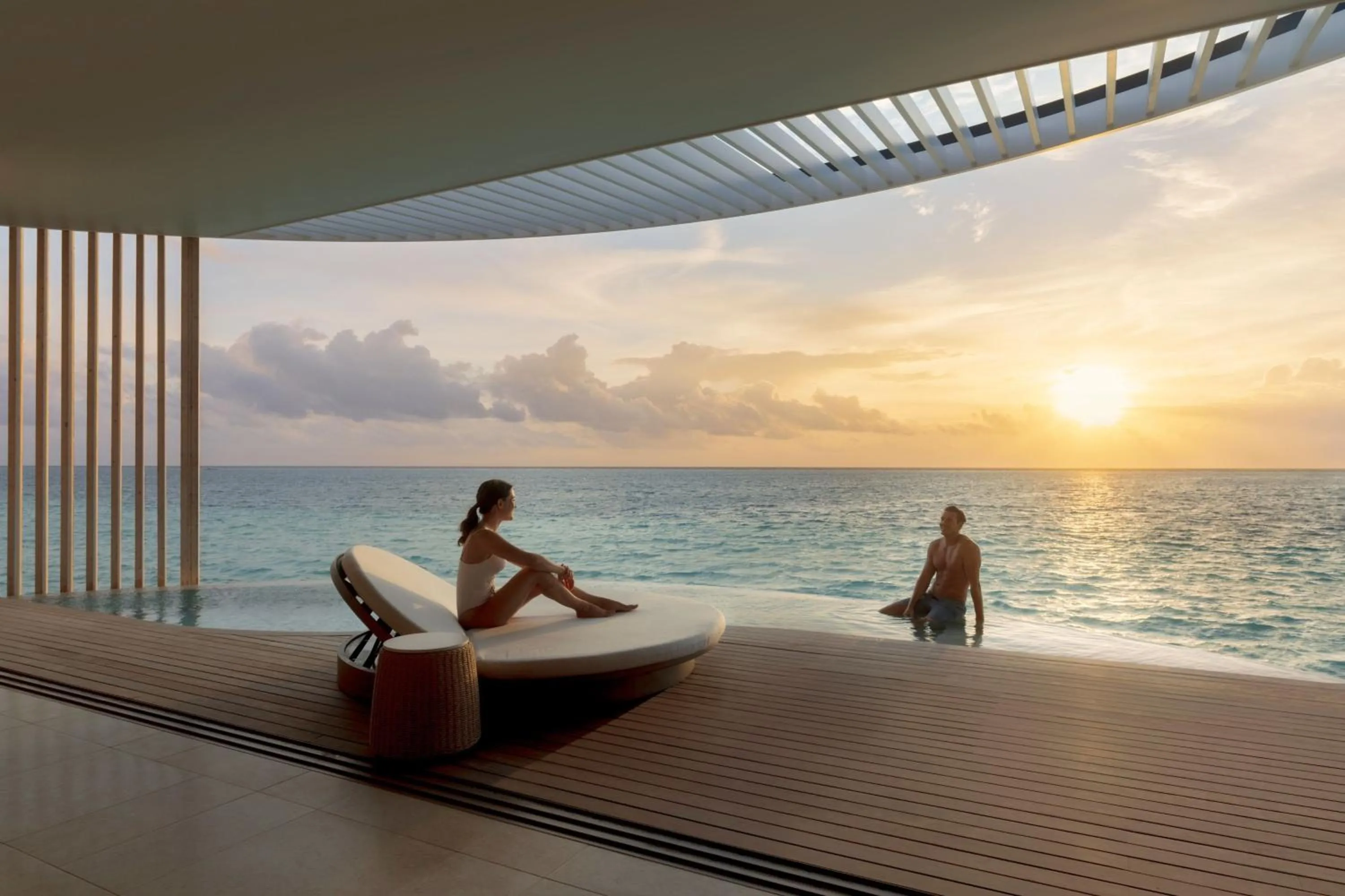 Swimming pool in The Ritz-Carlton Maldives, Fari Islands