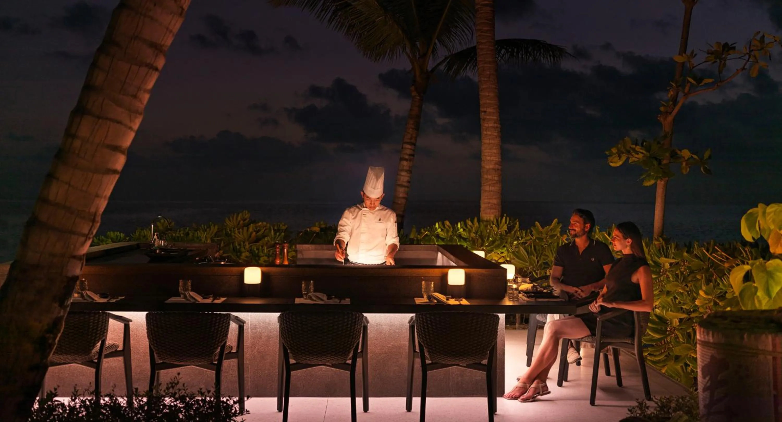 Dining area in The Ritz-Carlton Maldives, Fari Islands