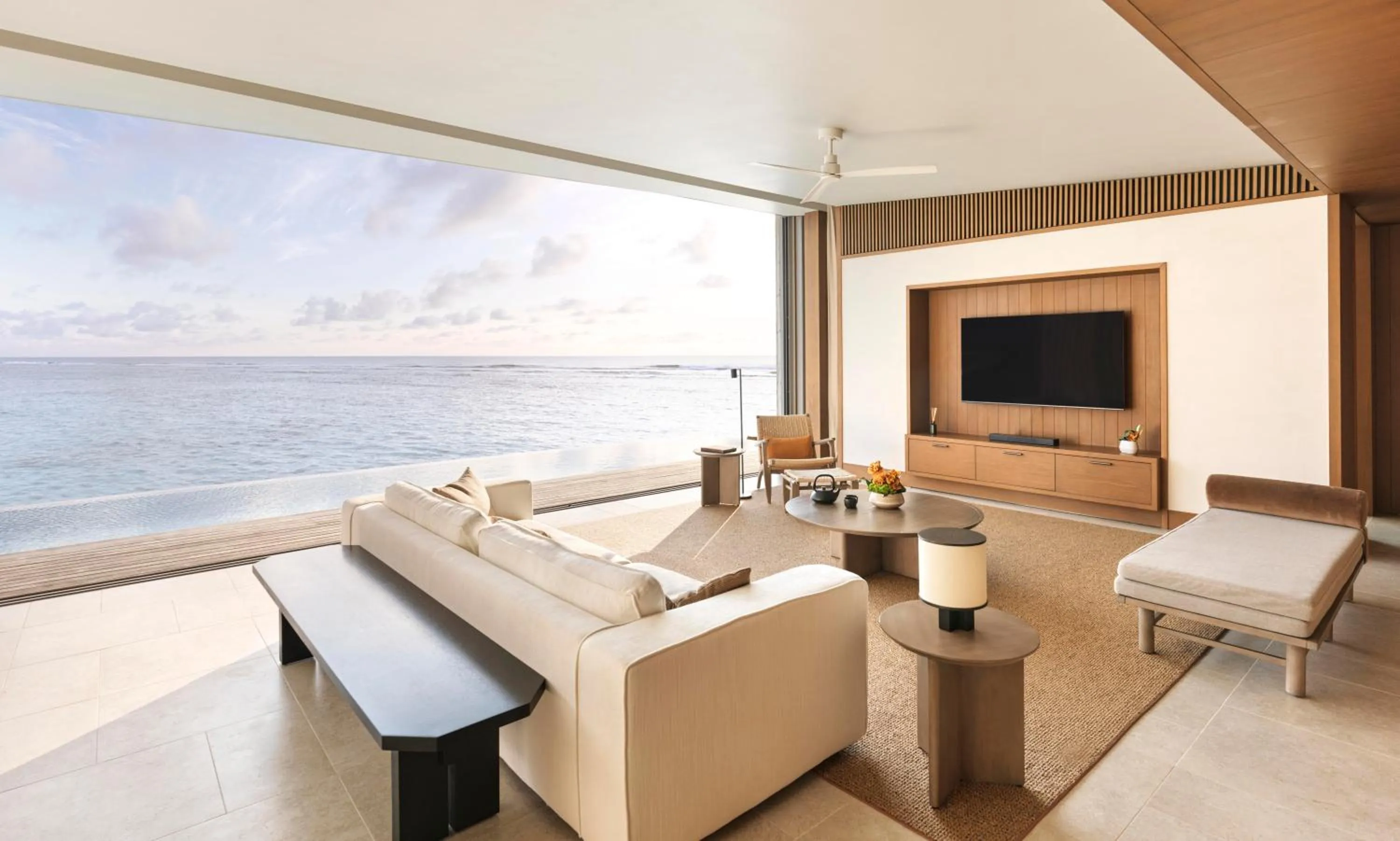 Living room in The Ritz-Carlton Maldives, Fari Islands