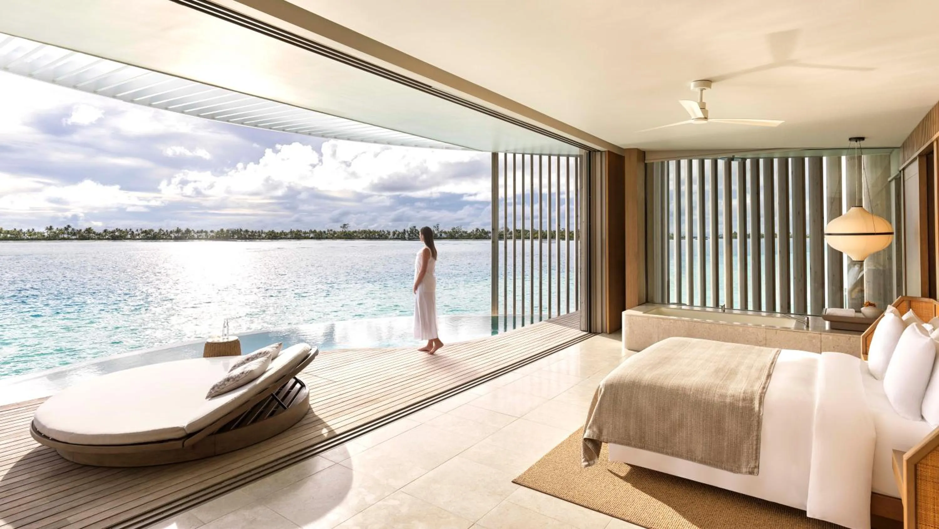 Natural landscape, Bed in The Ritz-Carlton Maldives, Fari Islands