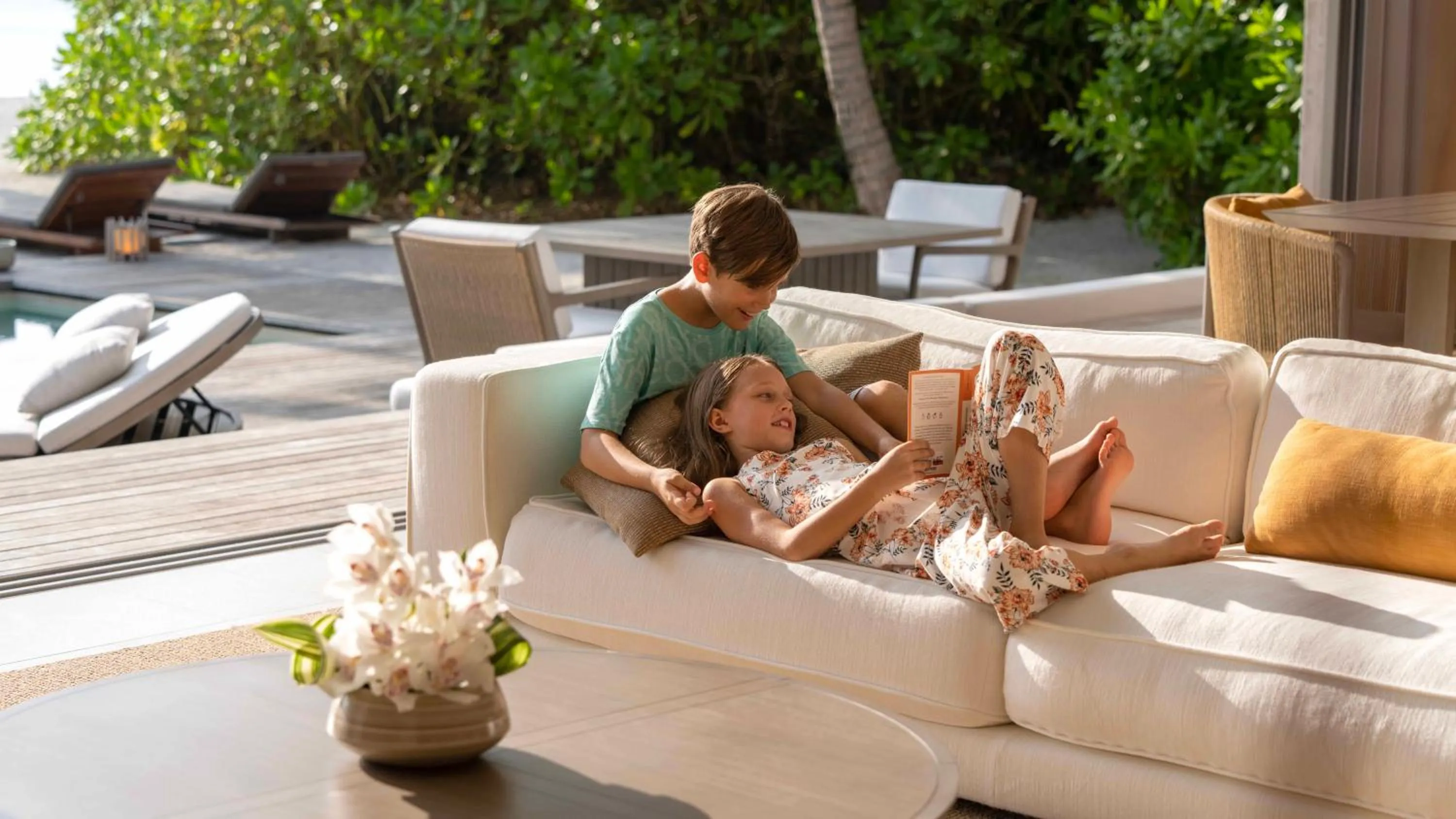 Patio in The Ritz-Carlton Maldives, Fari Islands