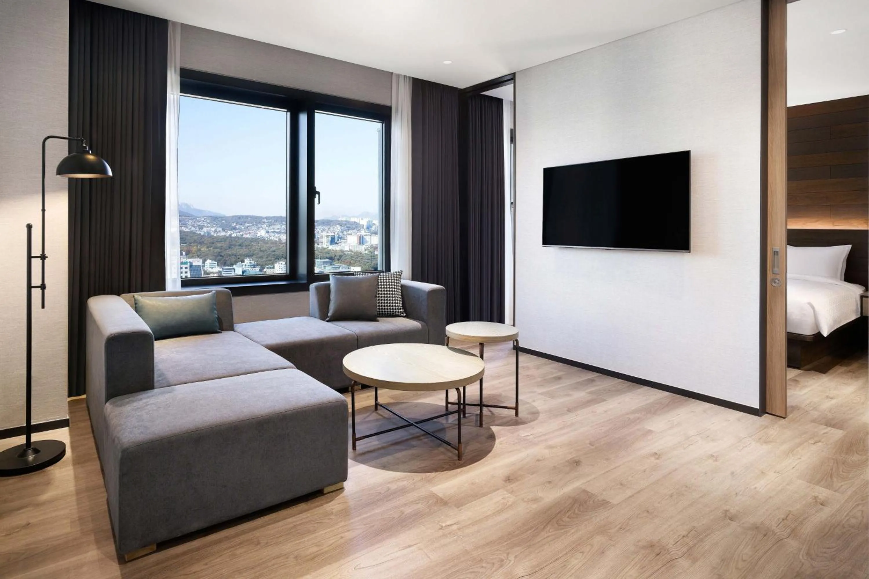 Living room, Bed in Four Points by Sheraton Josun, Seoul Myeongdong
