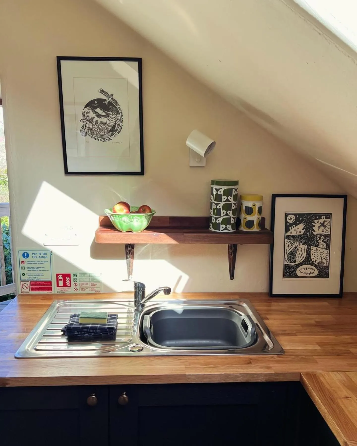 kitchen in Snowdonia Hideaway