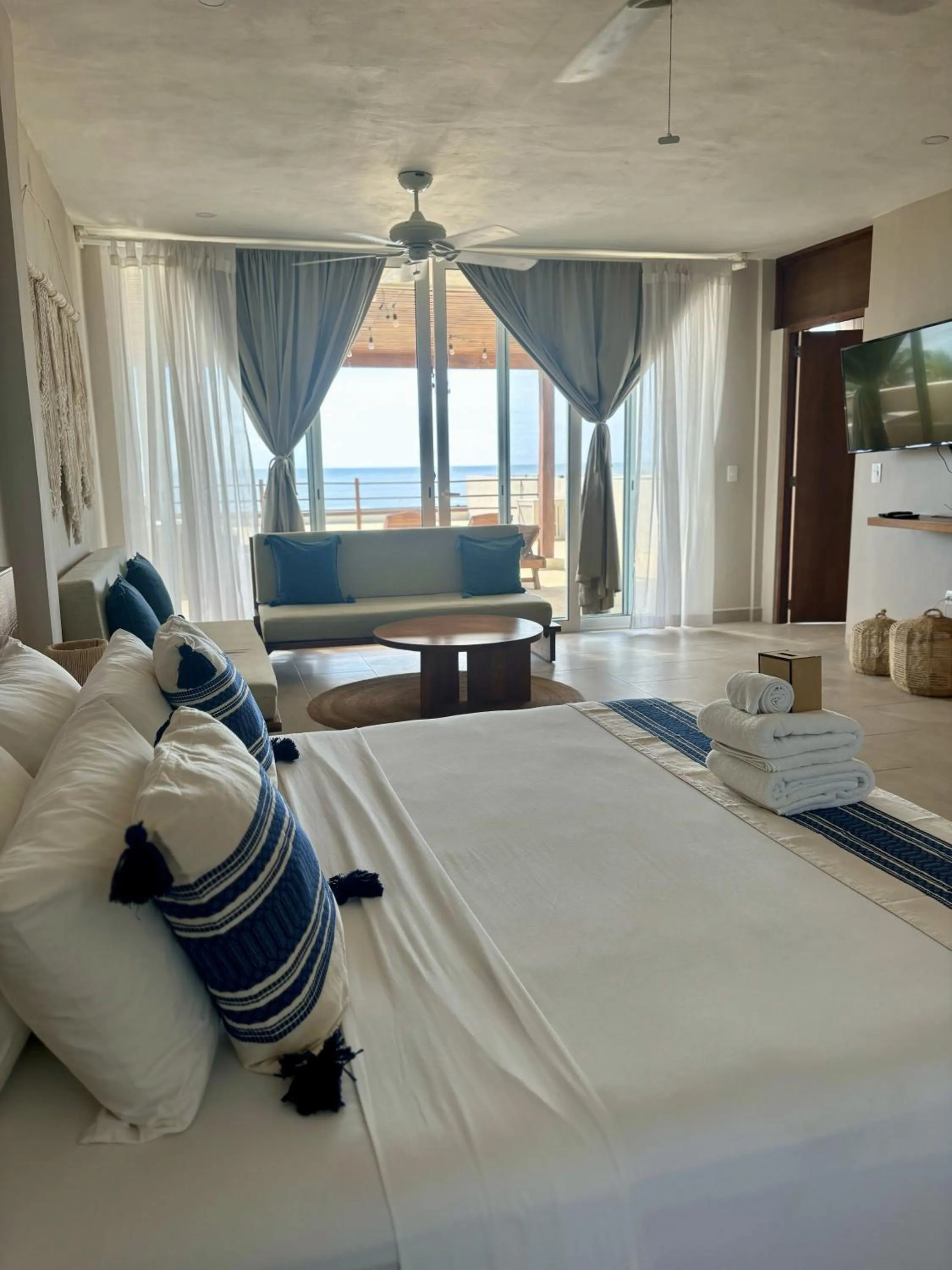 Photo of the whole room, Bed in Noah Beach Hotel & Suites