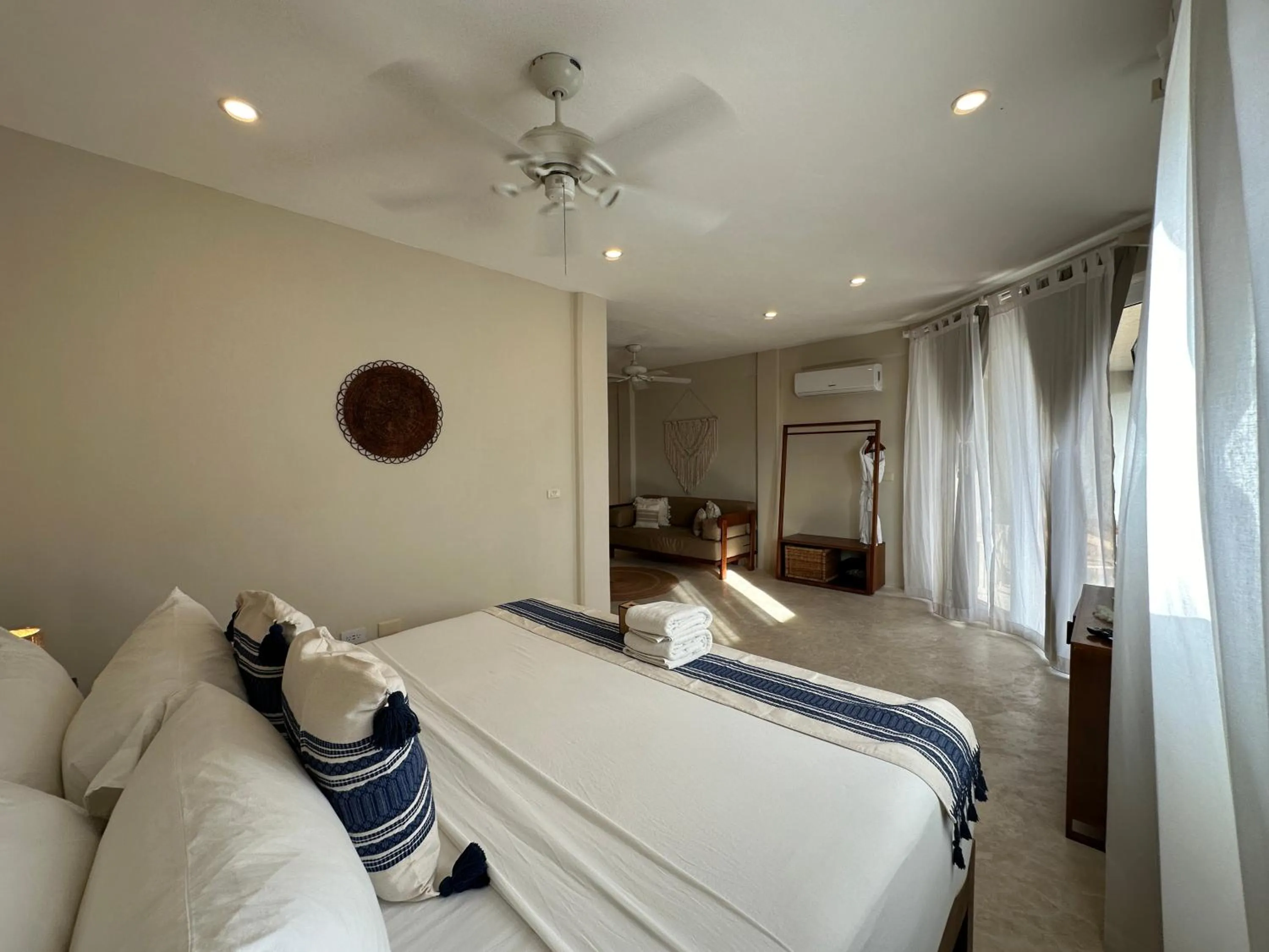 Photo of the whole room, Bed in Noah Beach Hotel & Suites
