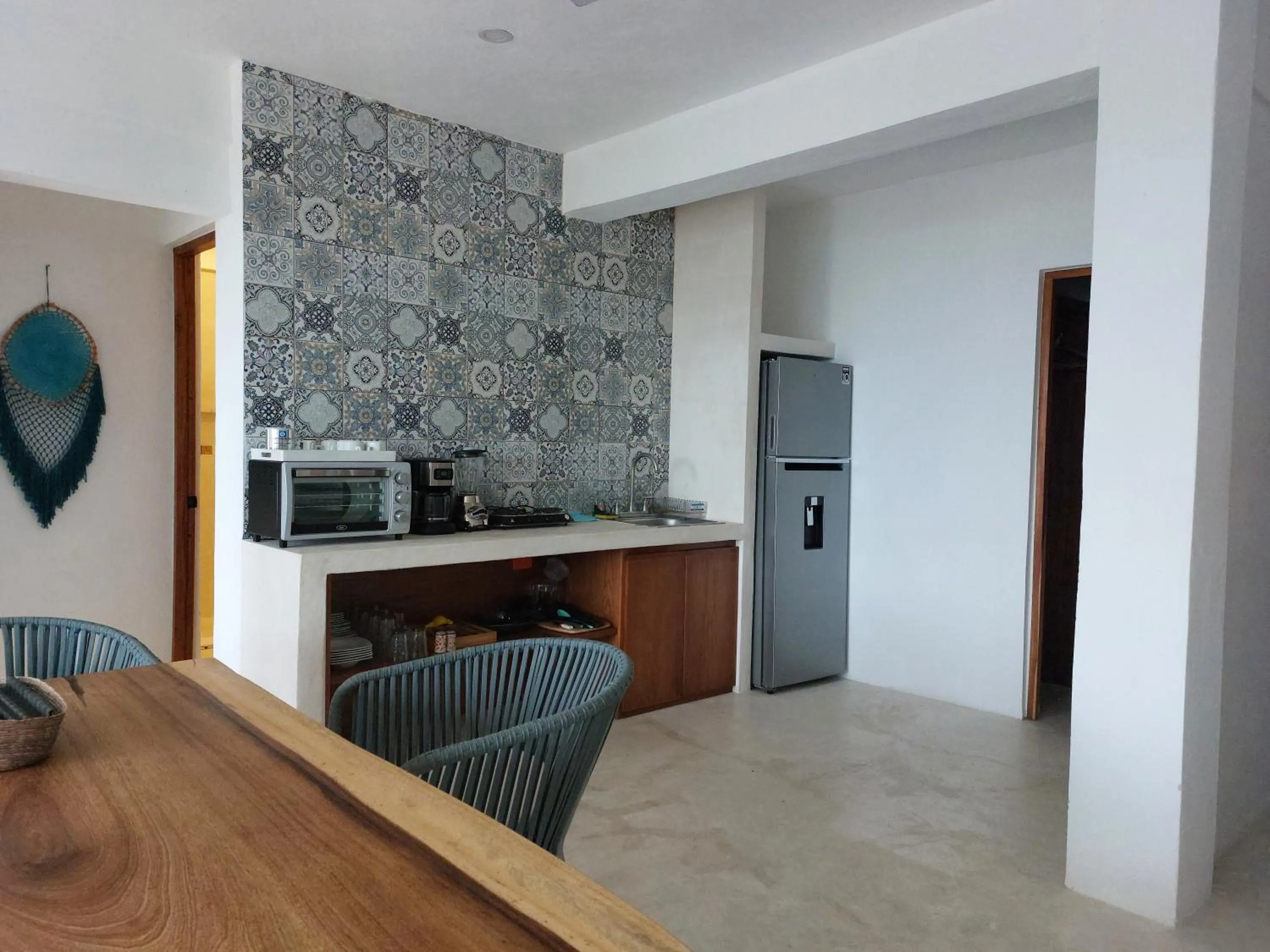 Kitchen or kitchenette in Noah Beach Hotel & Suites