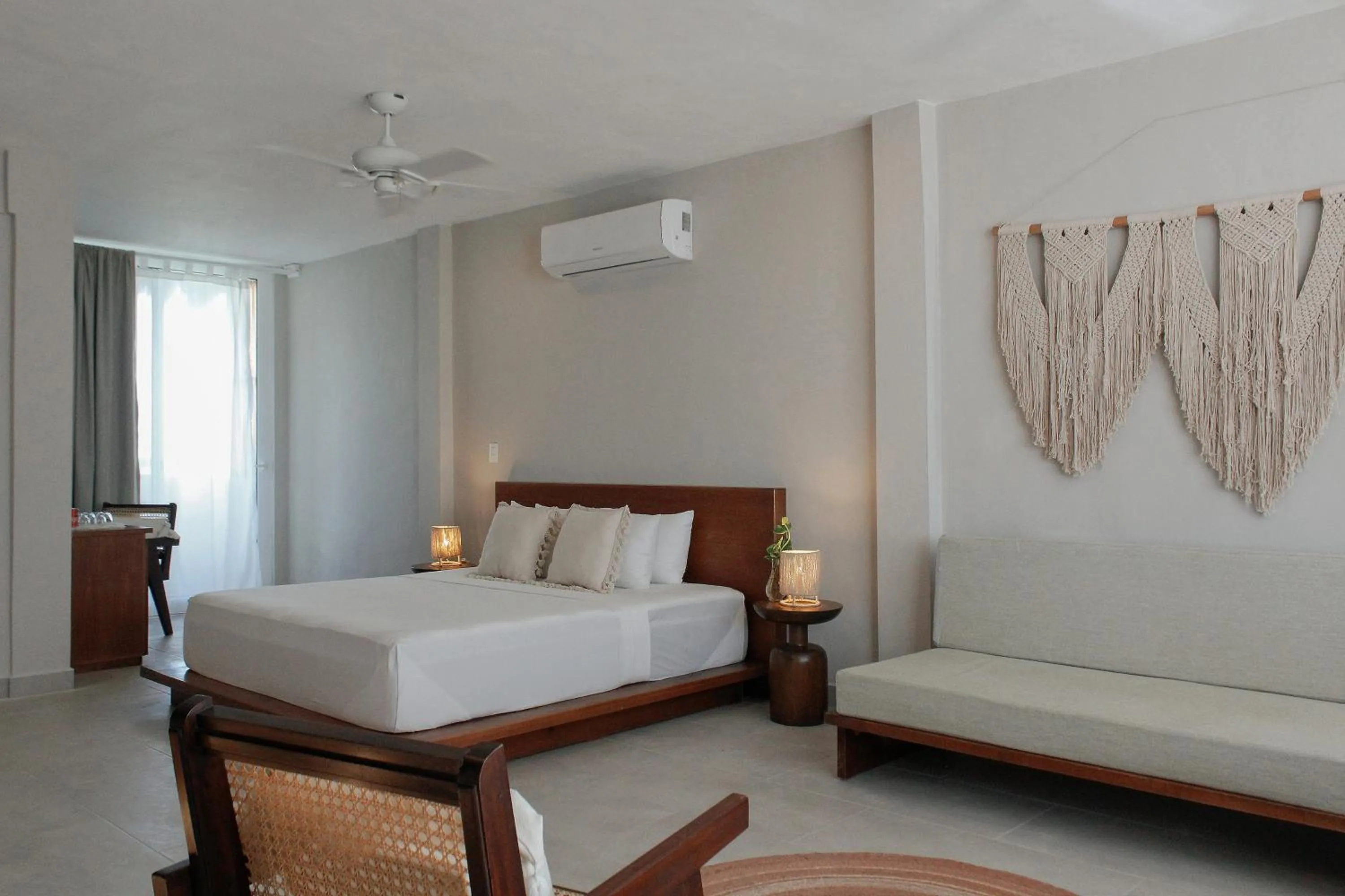 Photo of the whole room, Bed in Noah Beach Hotel & Suites