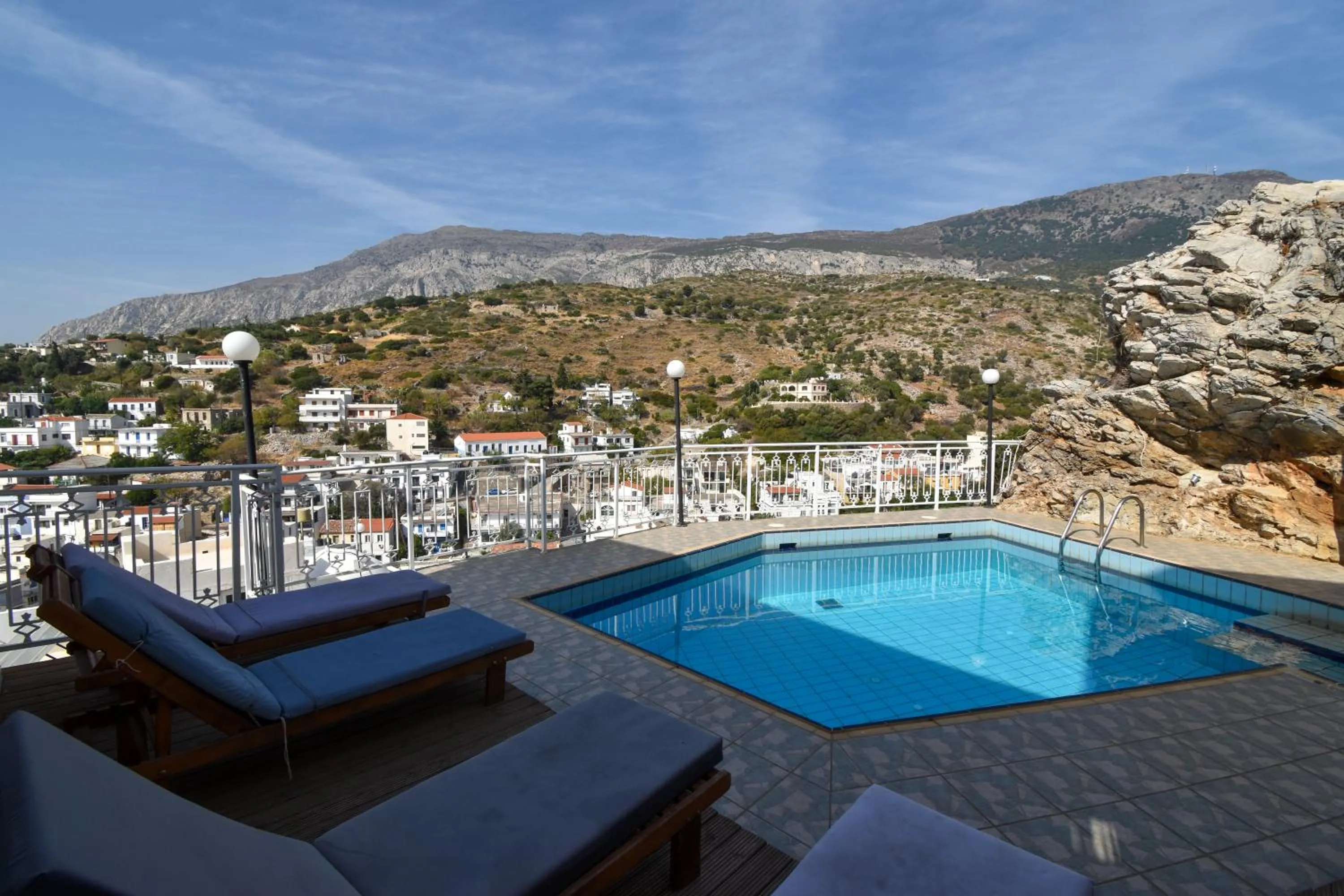 Pool view in Κastro Ηotel