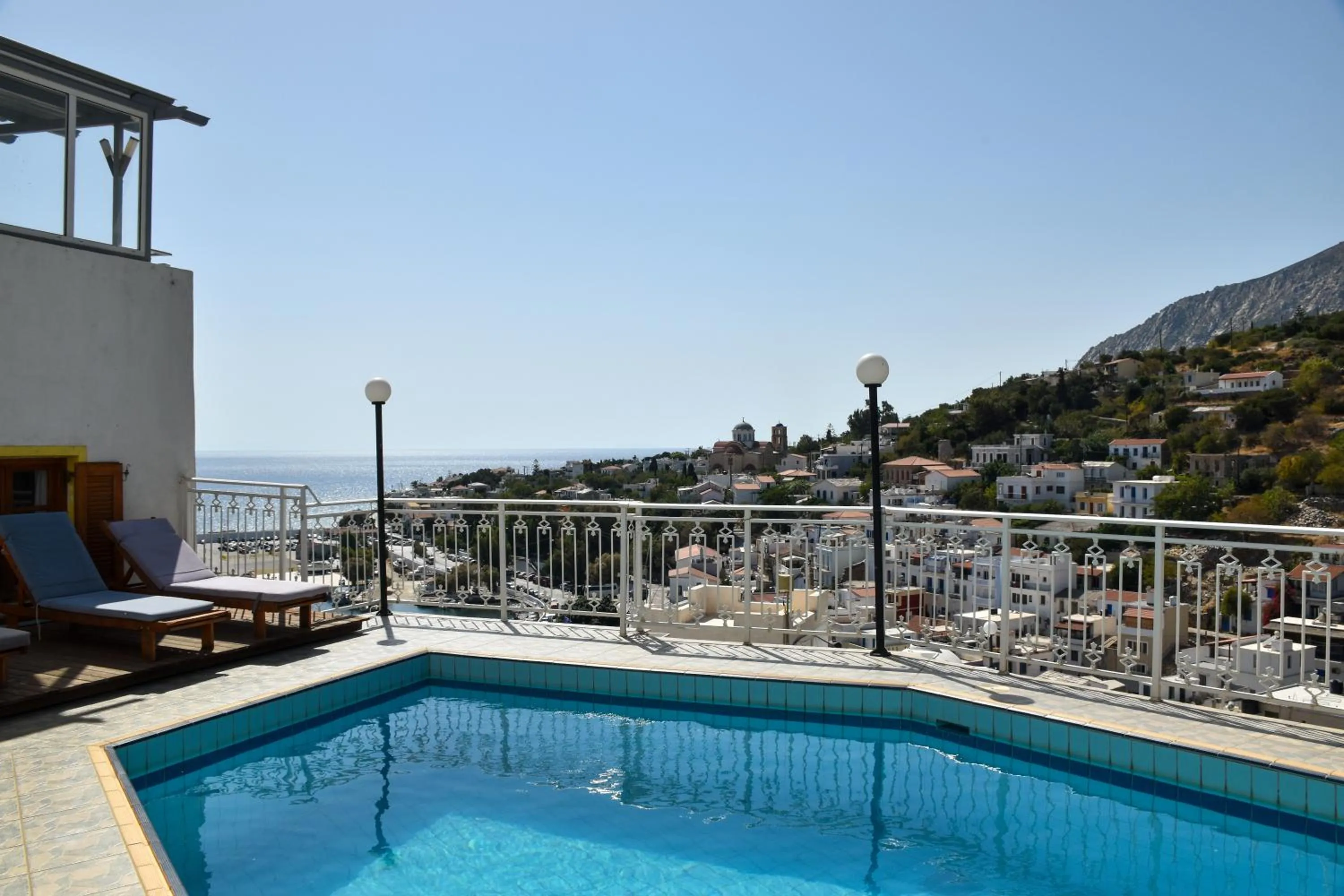 Pool view in Κastro Ηotel