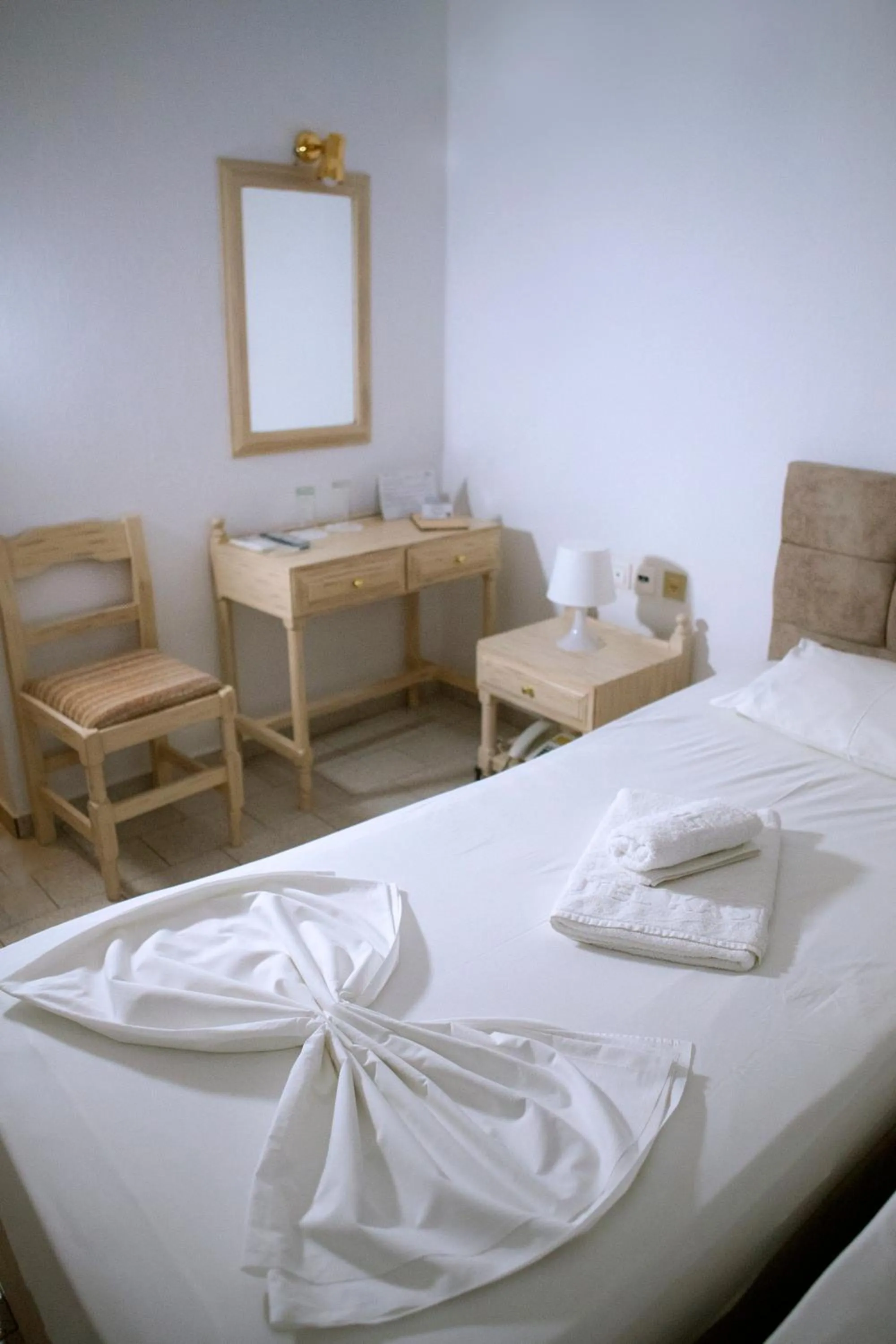 Bed in Κastro Ηotel