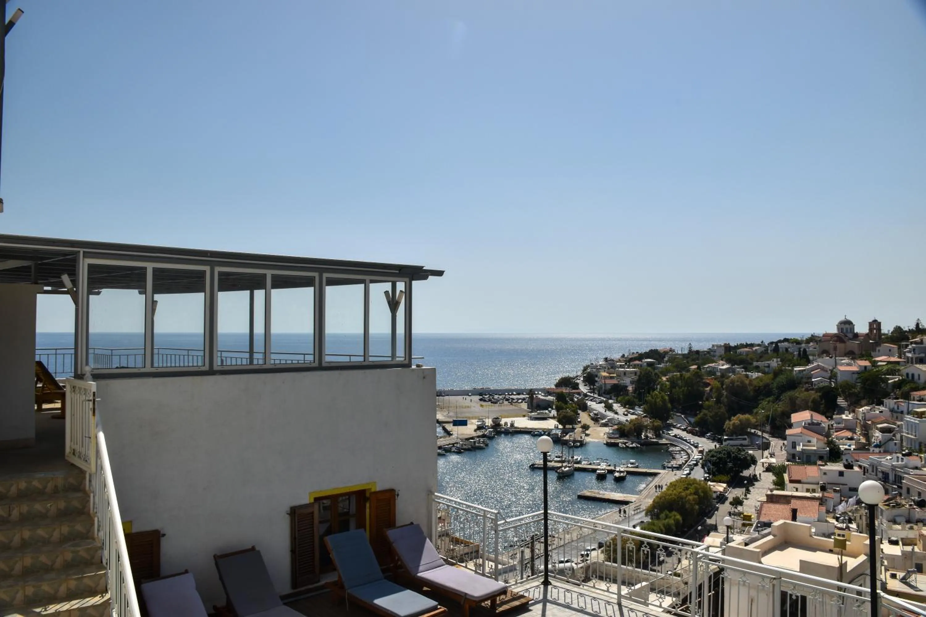 Balcony/Terrace in Κastro Ηotel