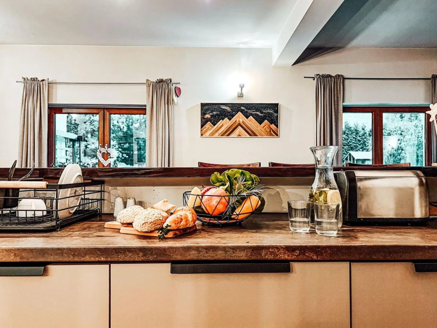 Kitchen or kitchenette in Przystanek Góry