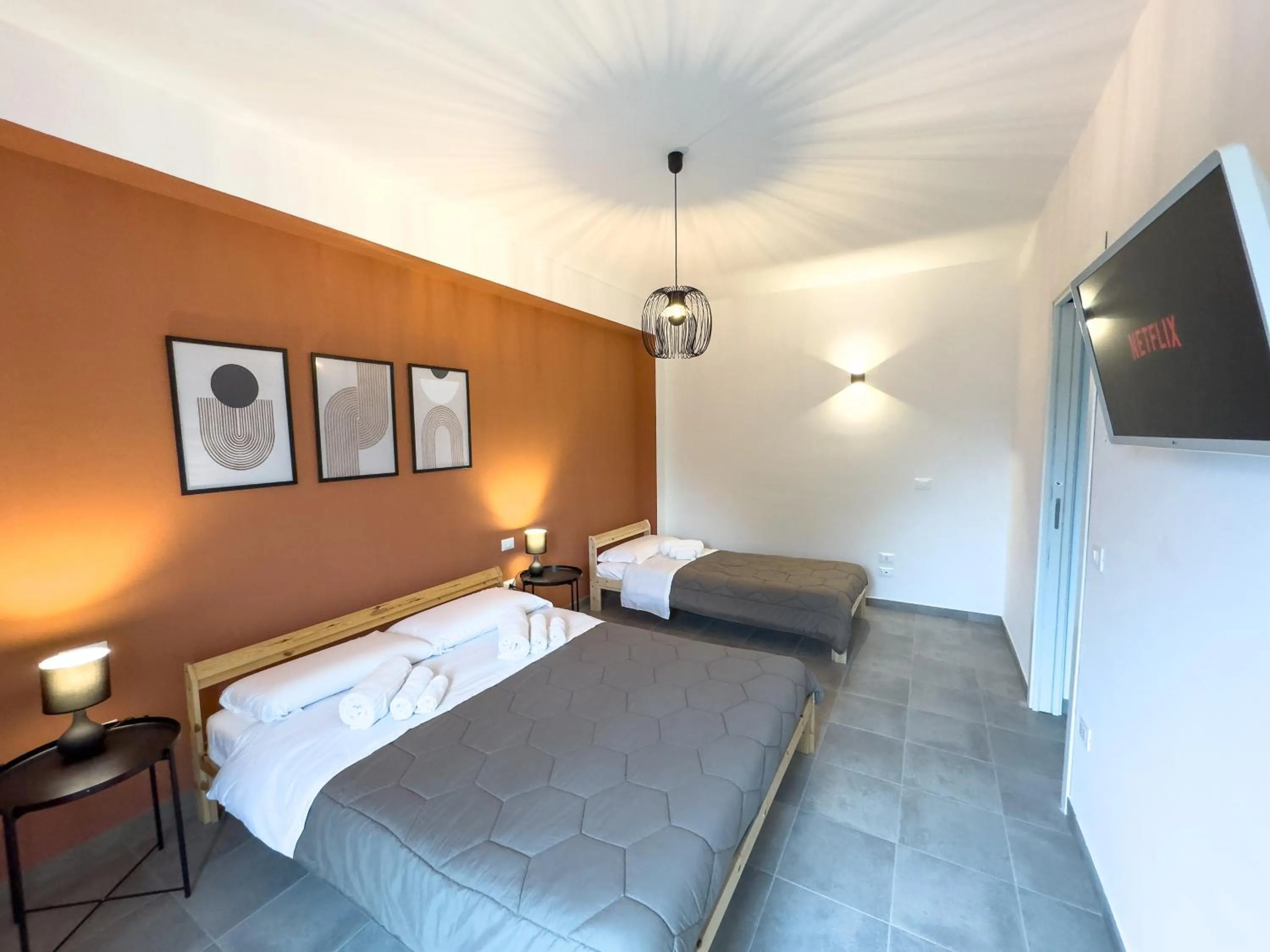 Bed in Wolf House BnB