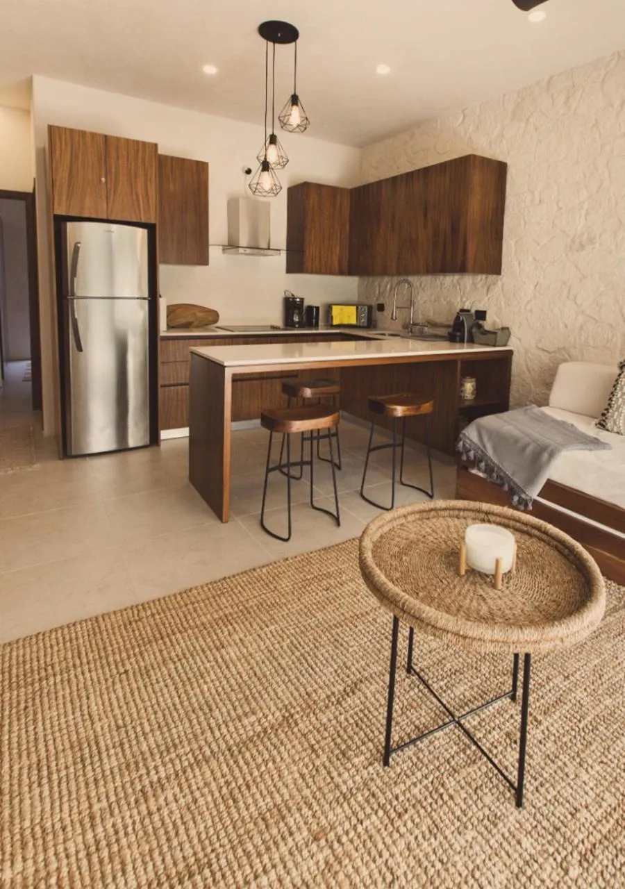 Kitchen or kitchenette in Kaanal Tulum