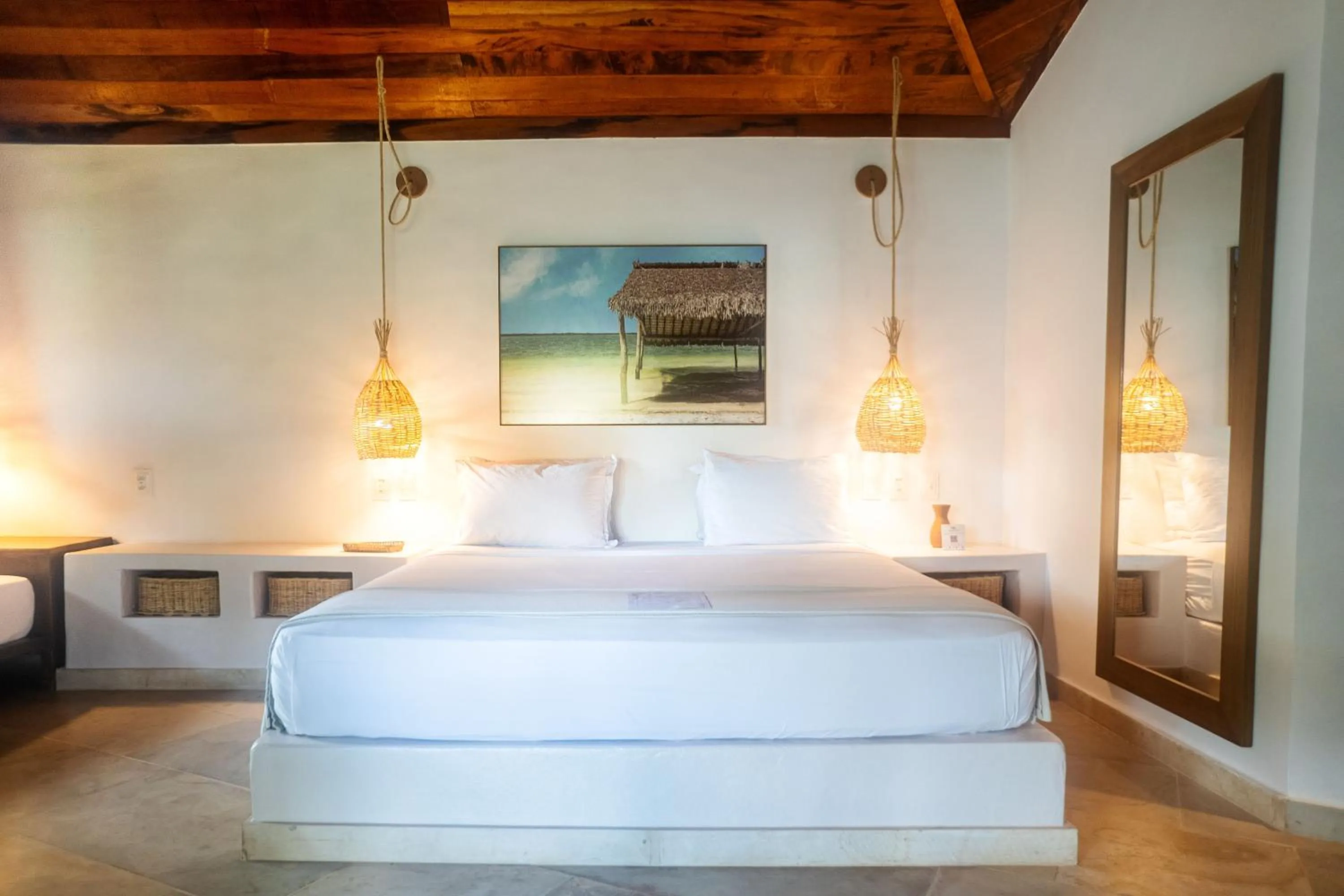 Bed in Hurricane Jeri