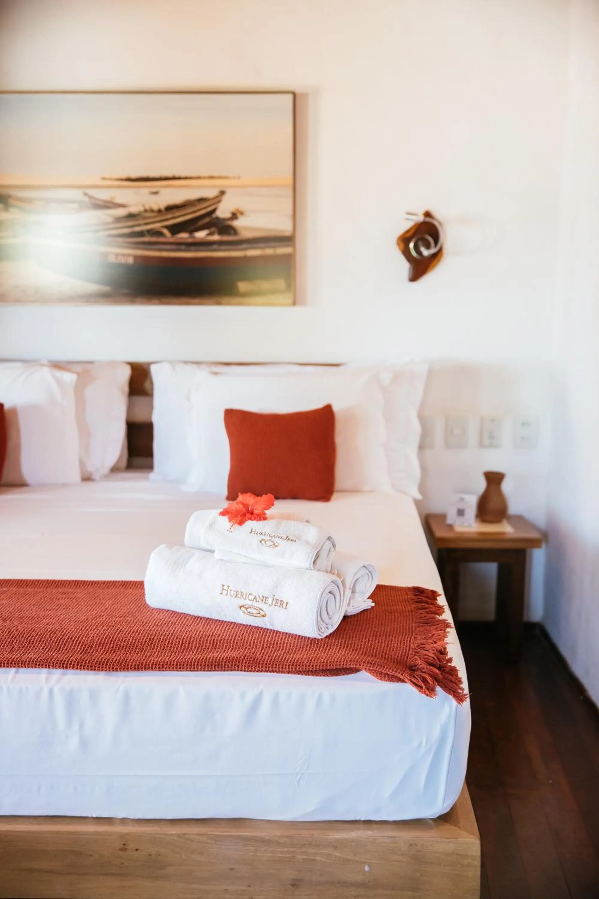 Bed in Hurricane Jeri