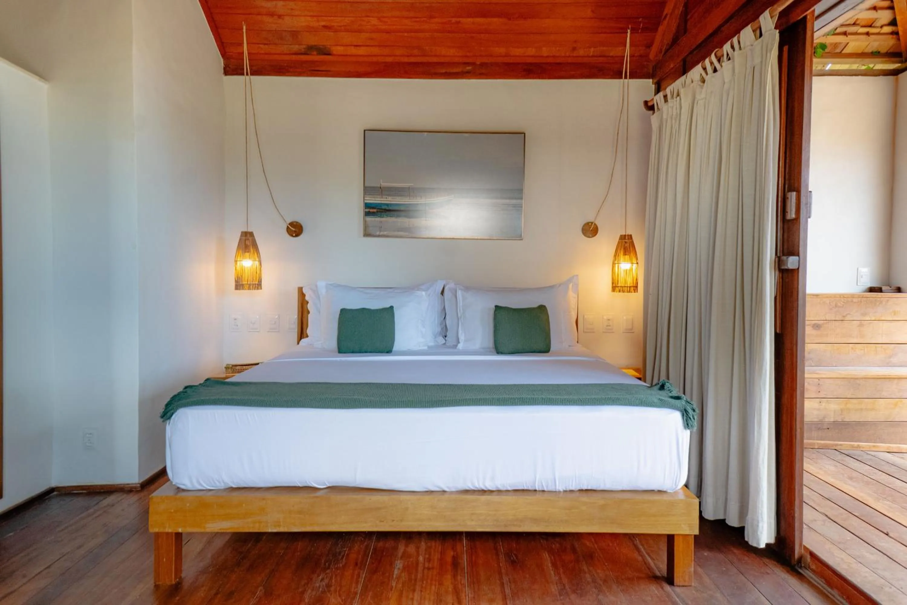 Bed in Hurricane Jeri