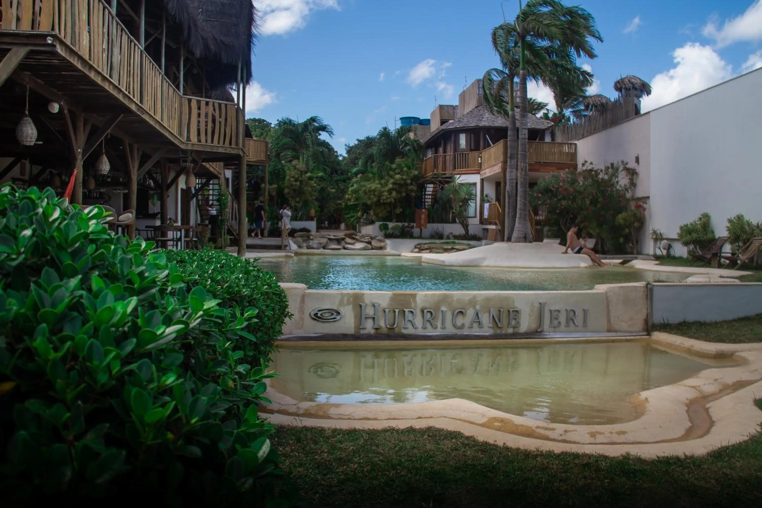 Swimming pool in Hurricane Jeri