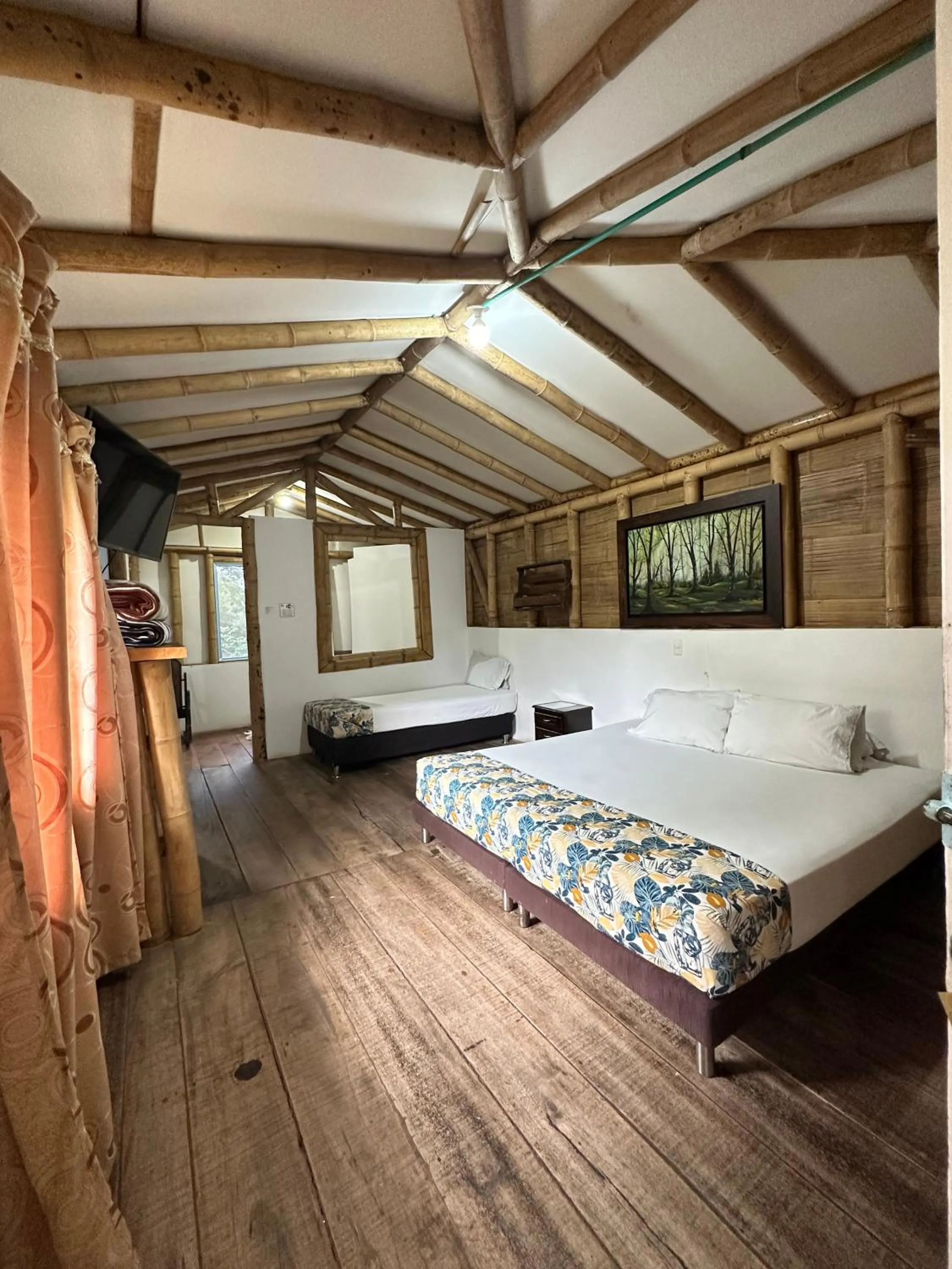 Bed in Eco Hotel Terrabella