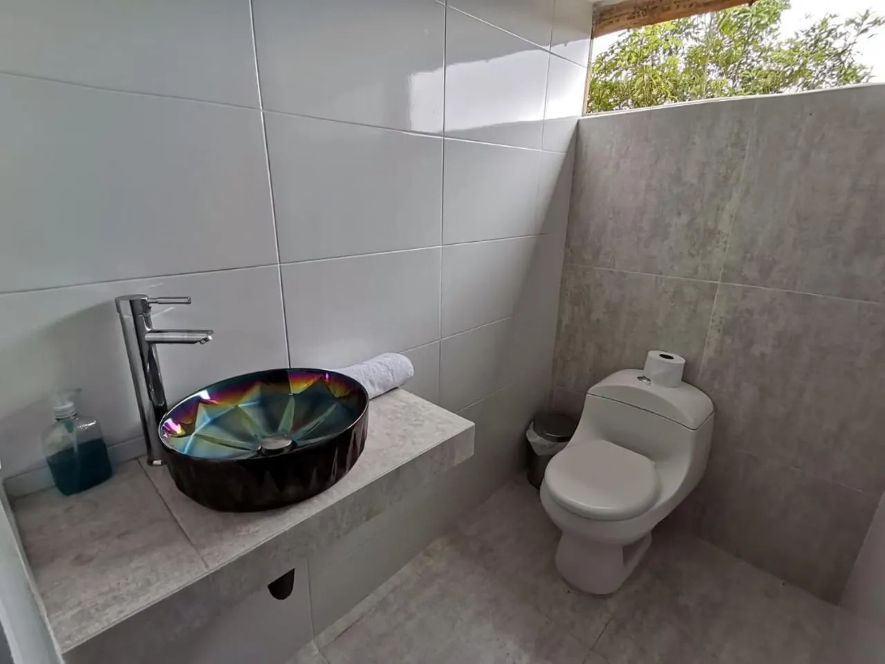 Bathroom in Eco Hotel Terrabella