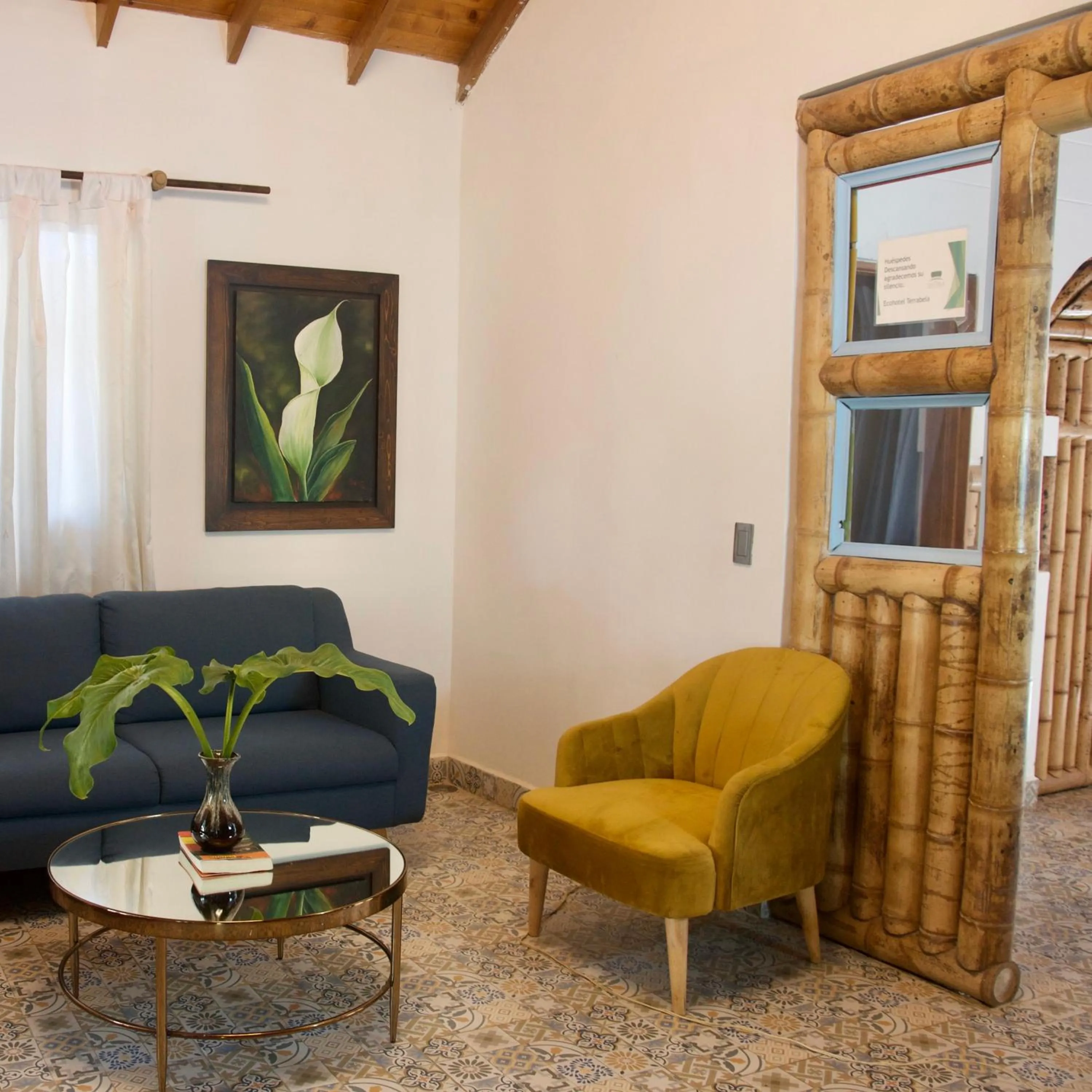 Living room in Eco Hotel Terrabella