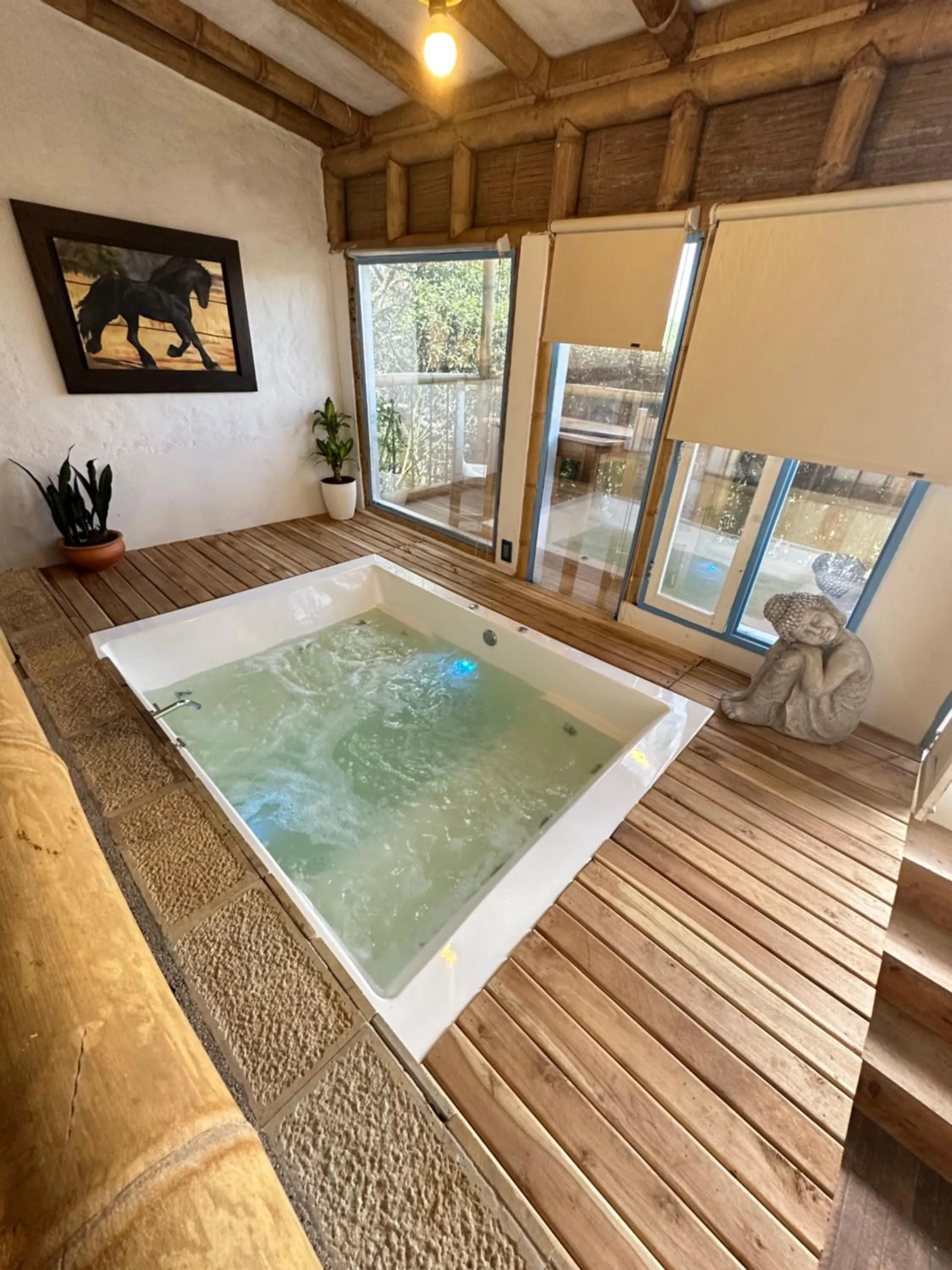 Hot Tub in Eco Hotel Terrabella