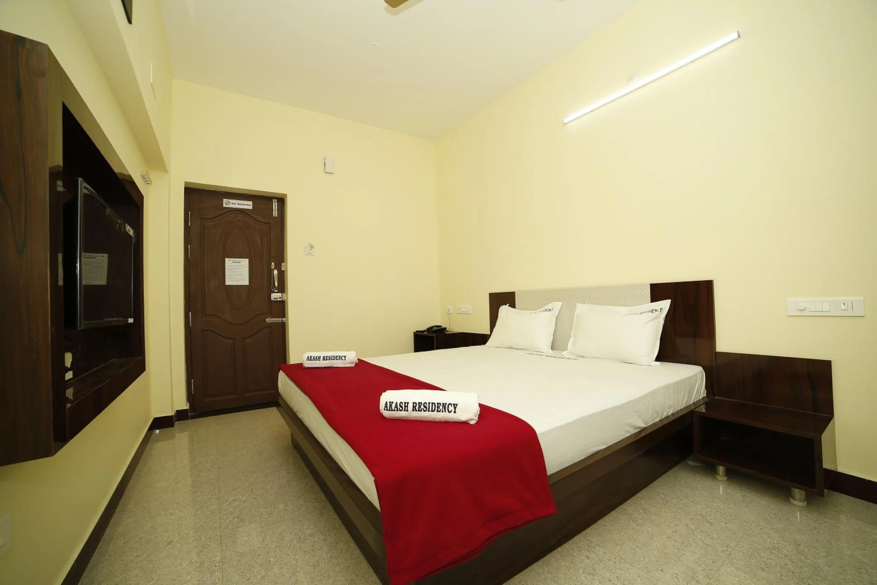 Bedroom, Bed in Akash Residency