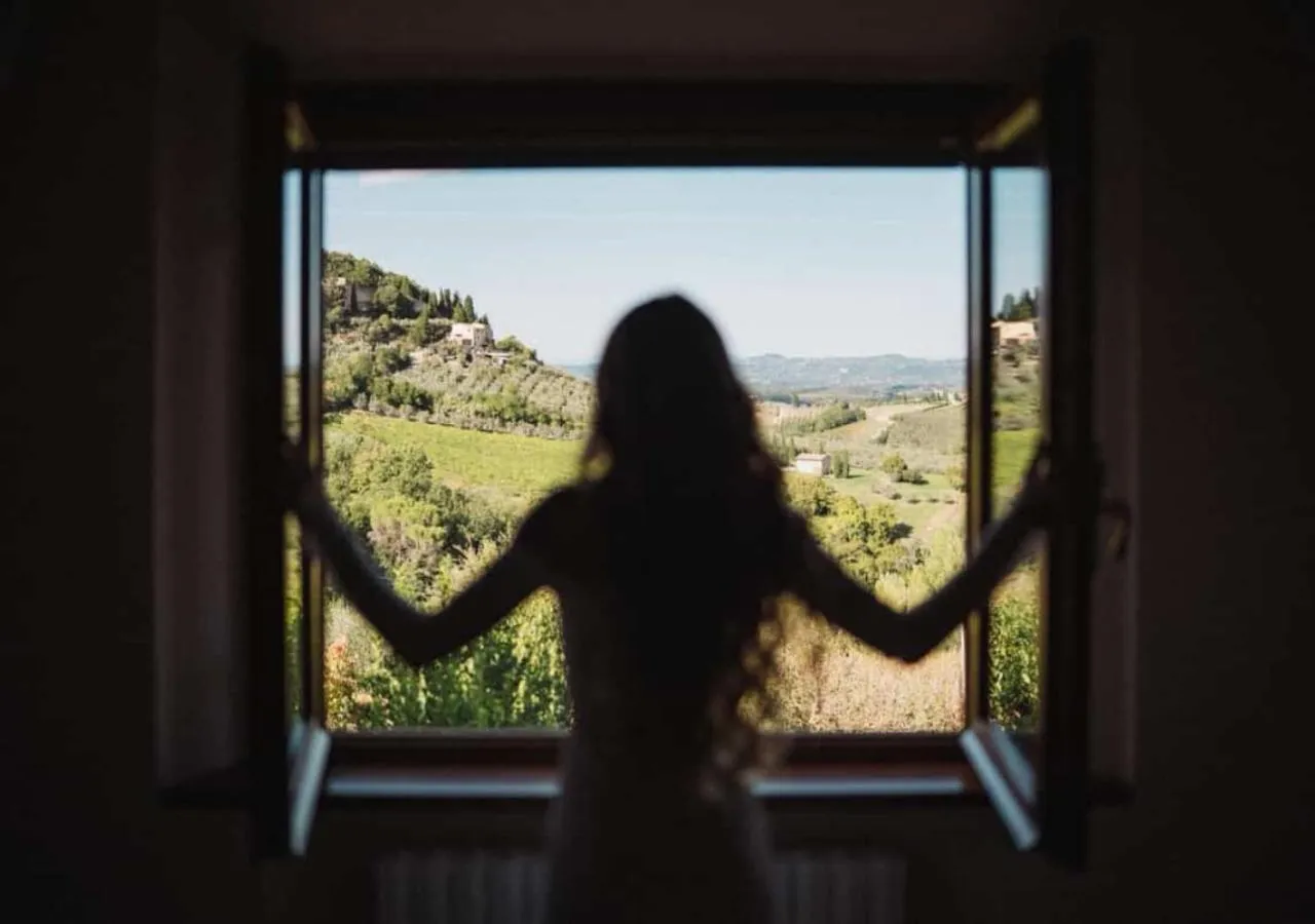 Property building in B&B Il Fienile San Gimignano