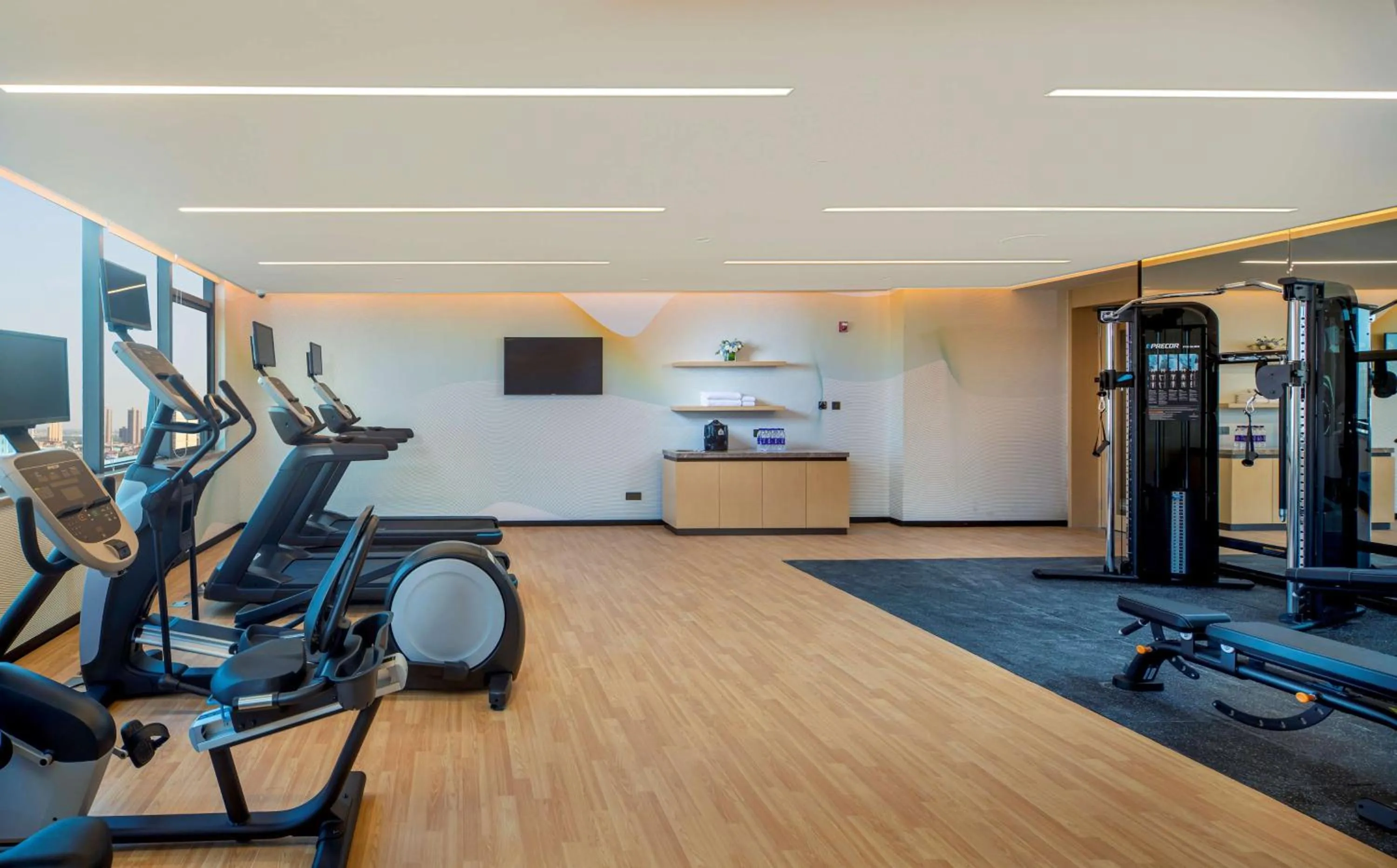 Fitness centre/facilities in Hilton Garden Inn Changde Dingcheng