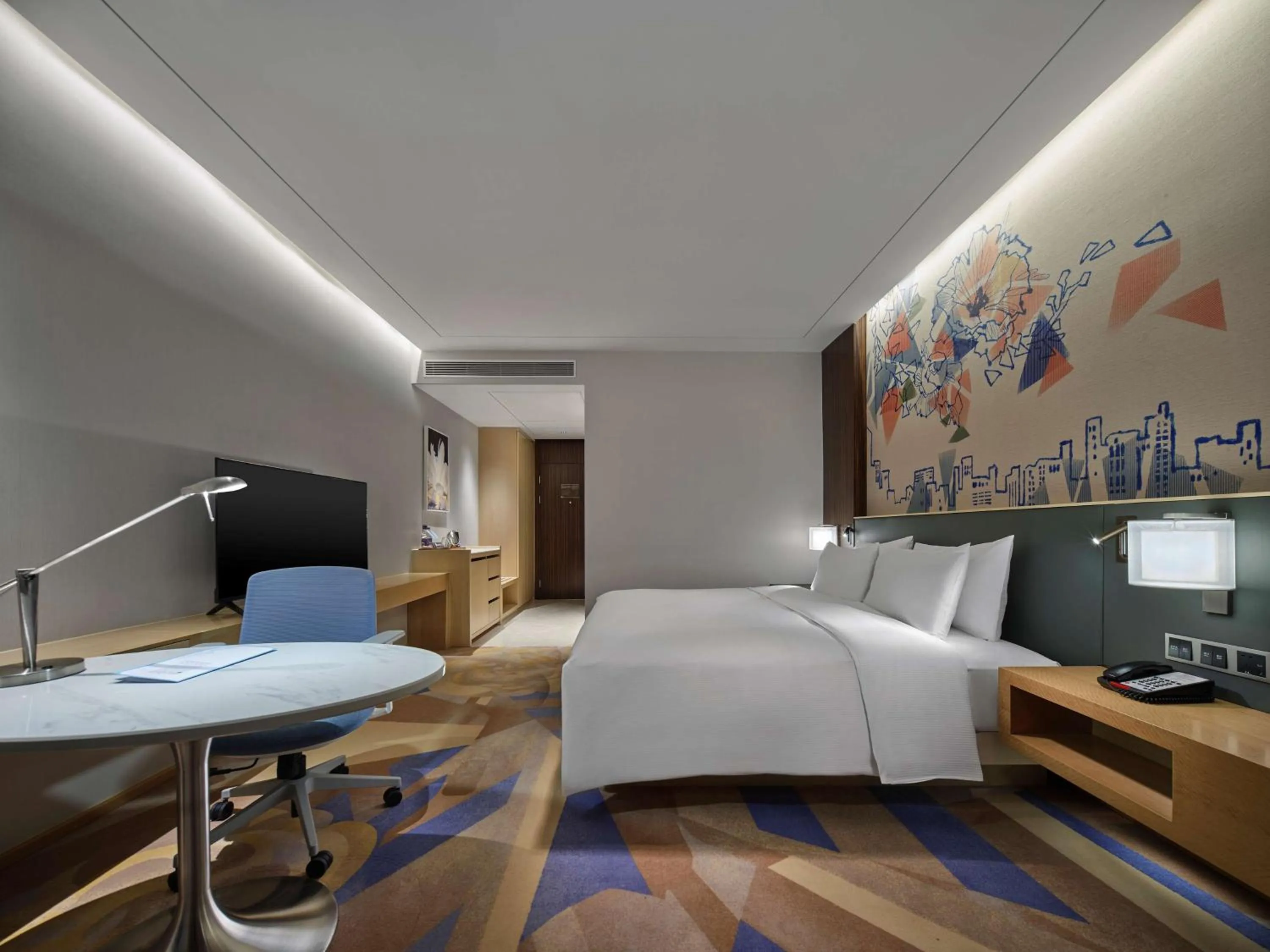 Bedroom in Hilton Garden Inn Heze