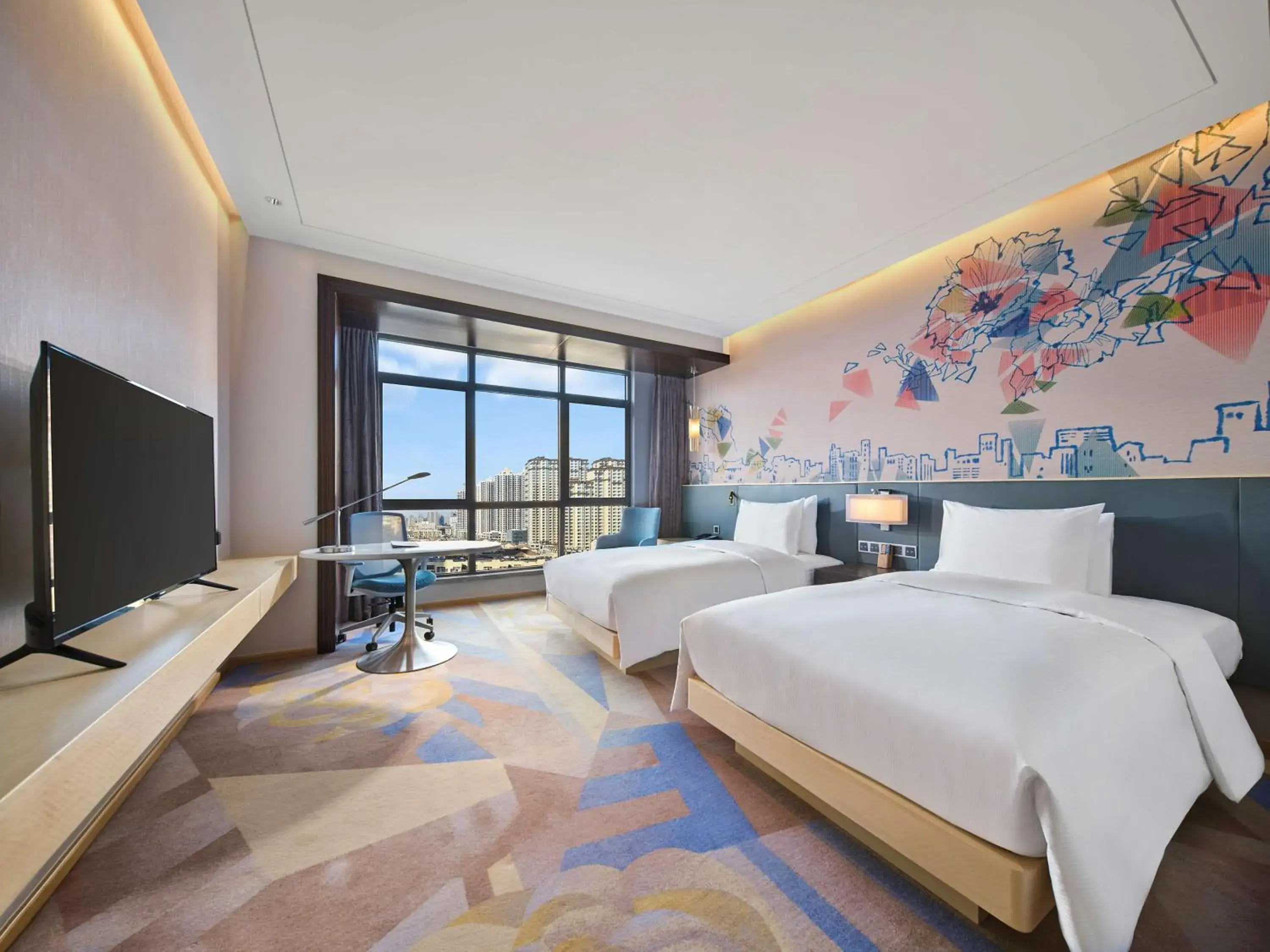 Twin Room in Hilton Garden Inn Heze Twin Room in Hilton Garden Inn Heze