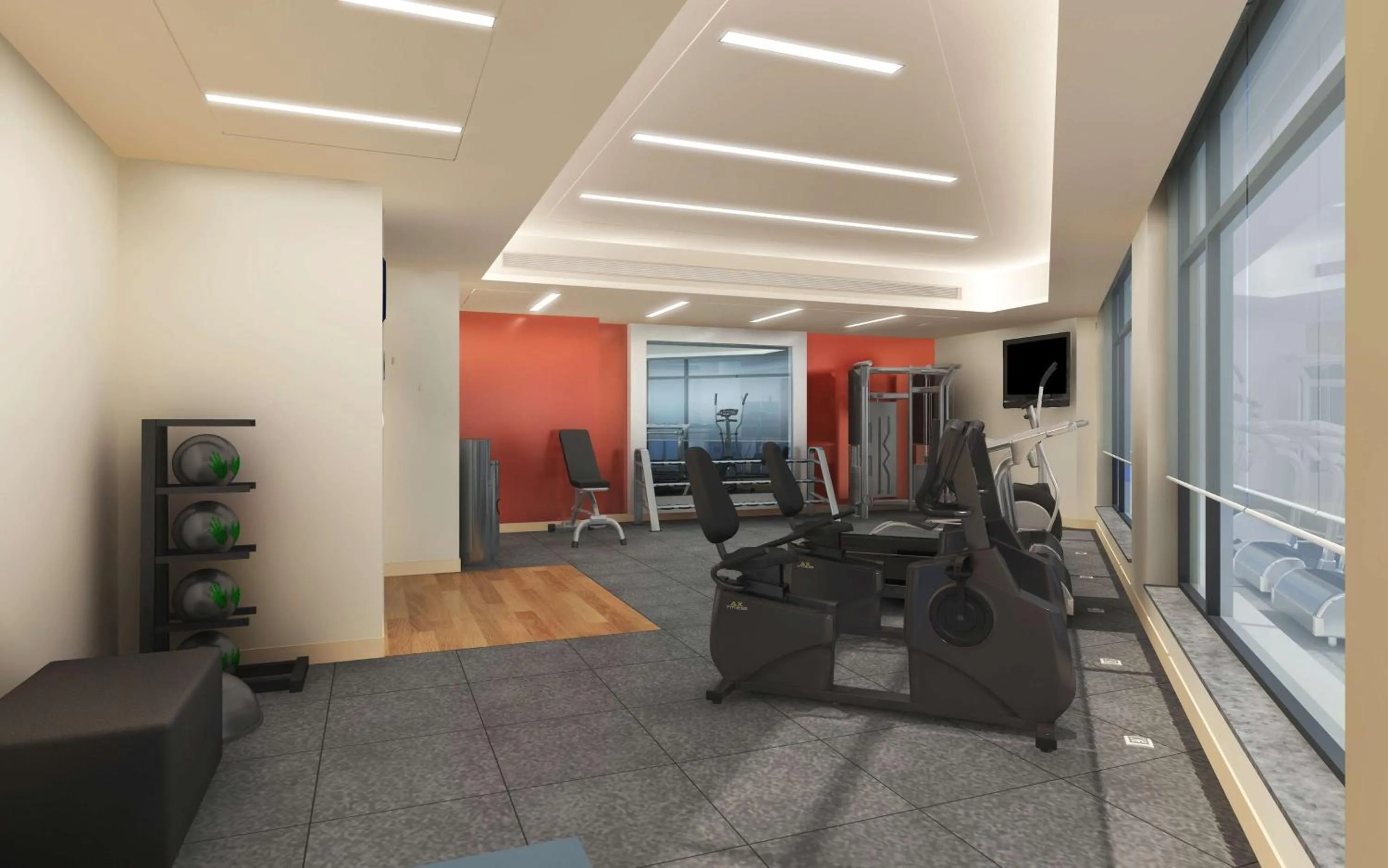 Fitness centre/facilities in Hilton Garden Inn Heze