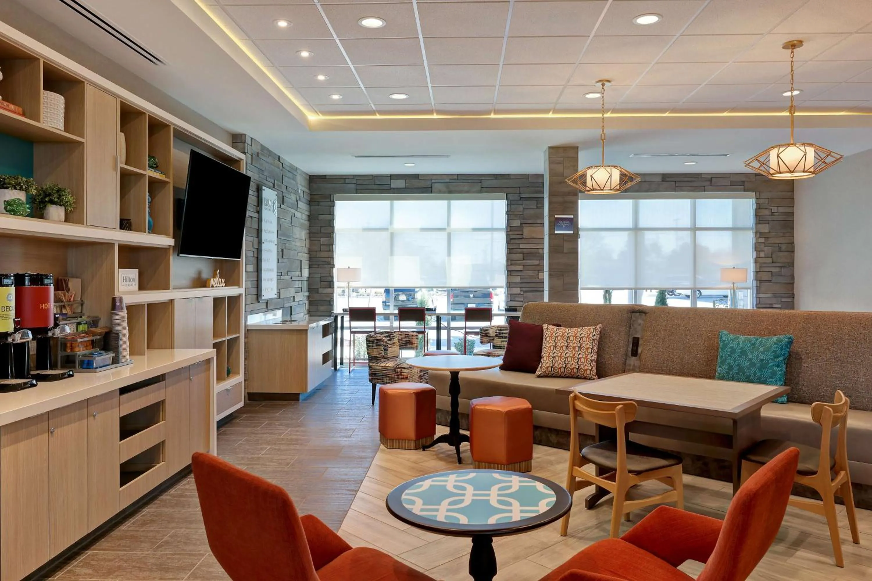 Lobby or reception in Home2 Suites By Hilton Turlock, Ca