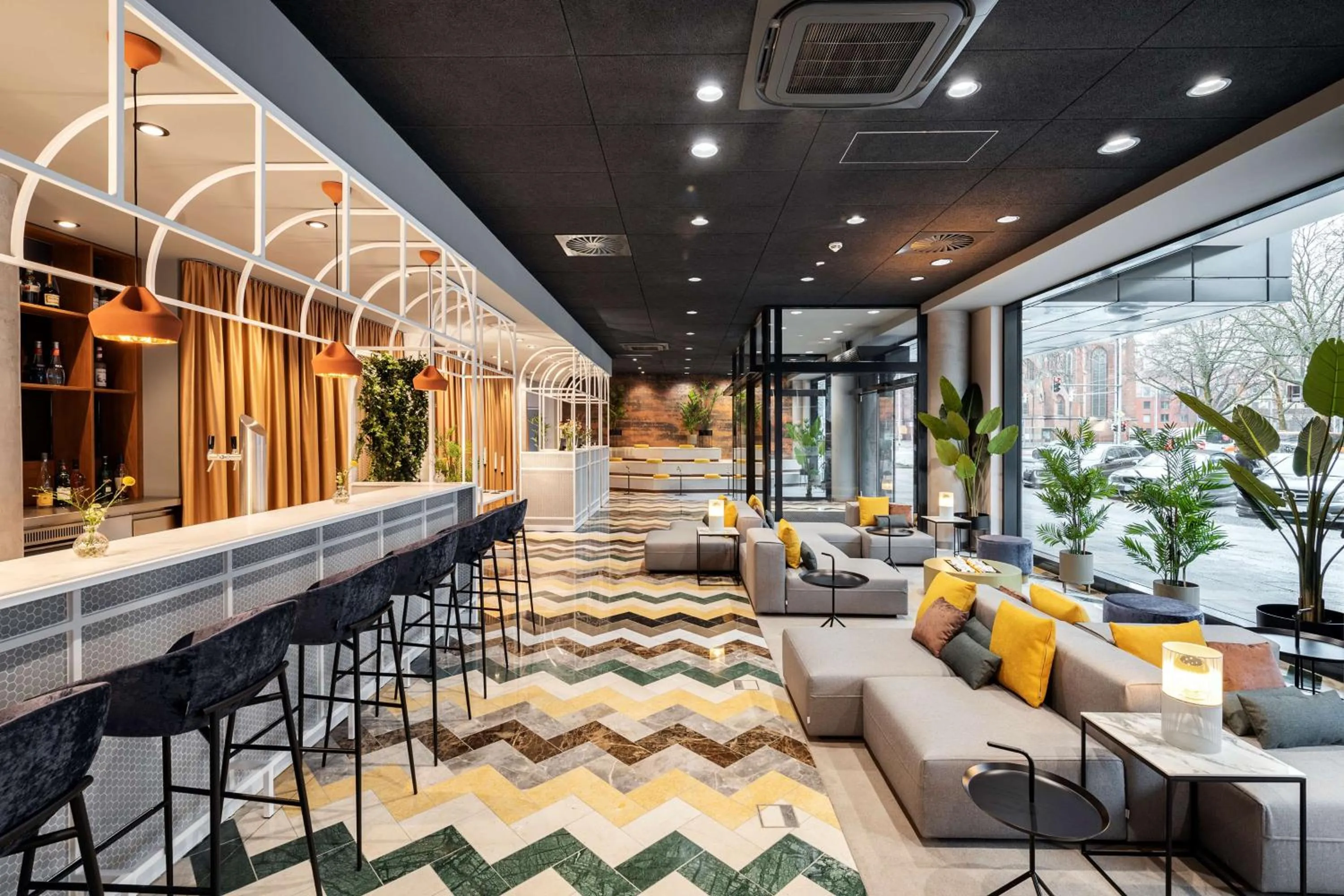 Lobby or reception in NH Hannover